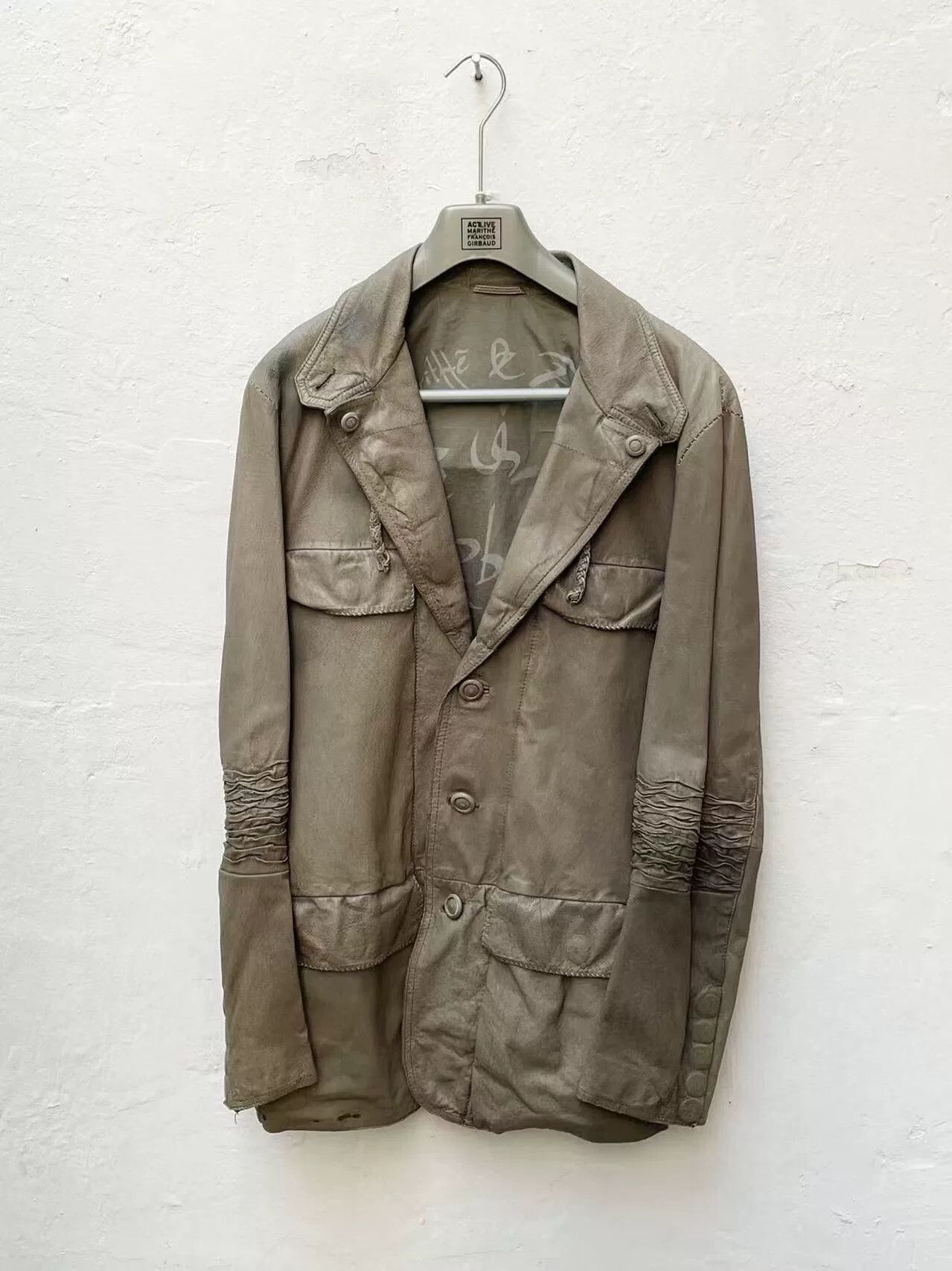 Marithe + Francois Girbaud Marithe Francois Girbaud Leather Jacket Size US M / EU 48-50 / 2 - 1 Thumbnail
