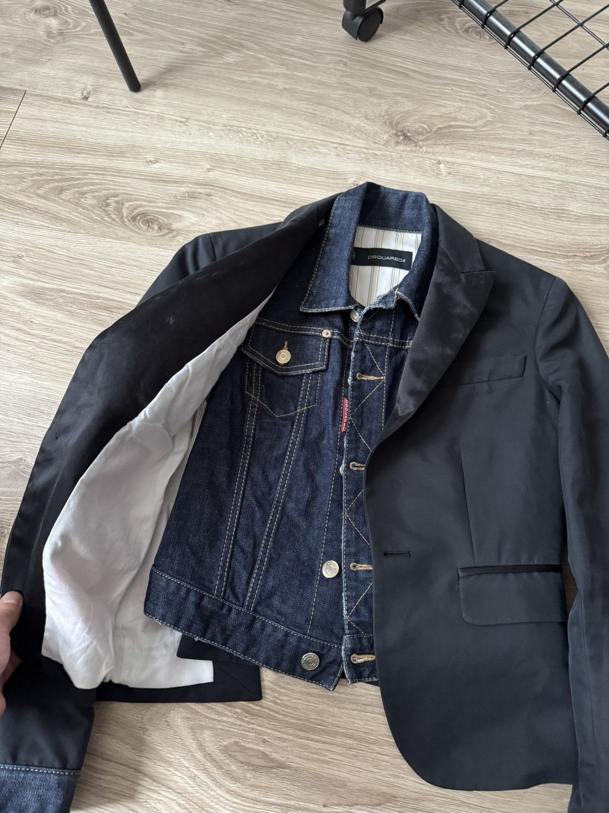 Dsquared2 Dsquared2 F/W 2012 Denim Vest Blazer Size M / US 6-8 / IT 42-44 - 4 Thumbnail