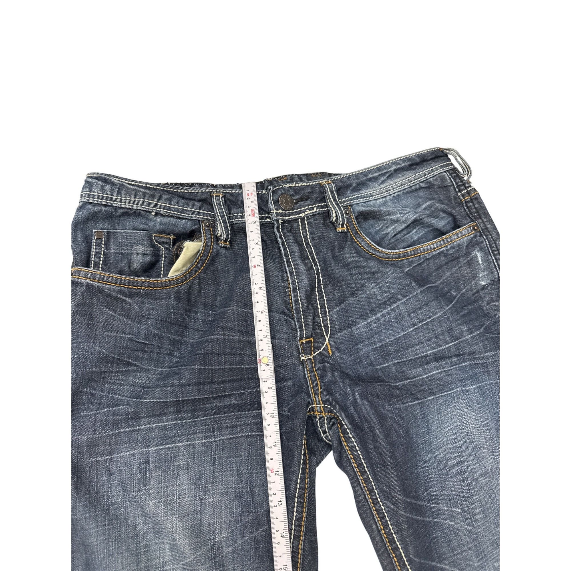 Buffalo David Bitton Buffalo David Bitton Mens Blue Denim Jeans 34W x 32L SKU 741 Size US 34 / EU 50 - 2 Thumbnail