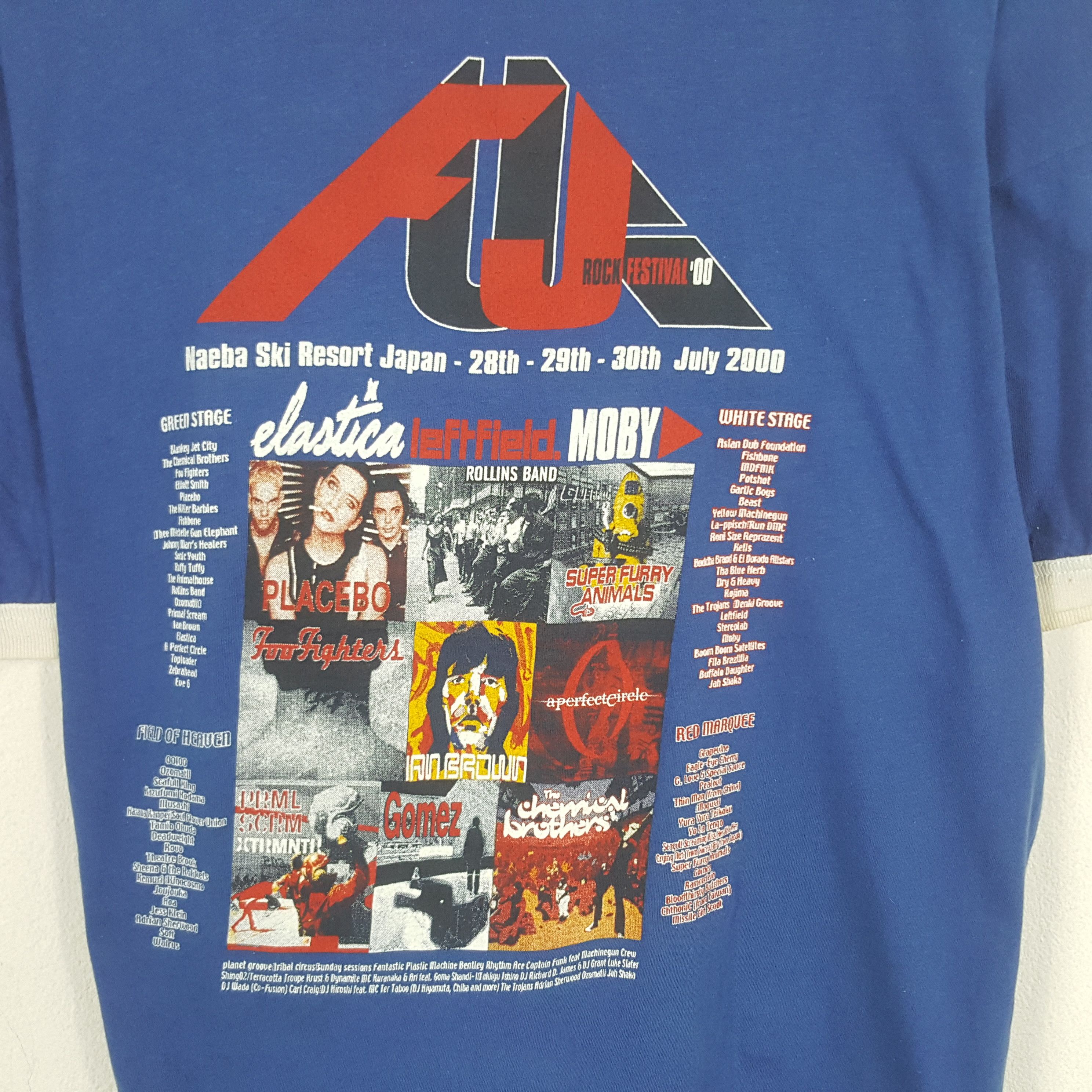 Band Tees × Vintage Vintage Rocks Festival10 Tshirt Size US XL / EU 56 / 4 - 4 Thumbnail