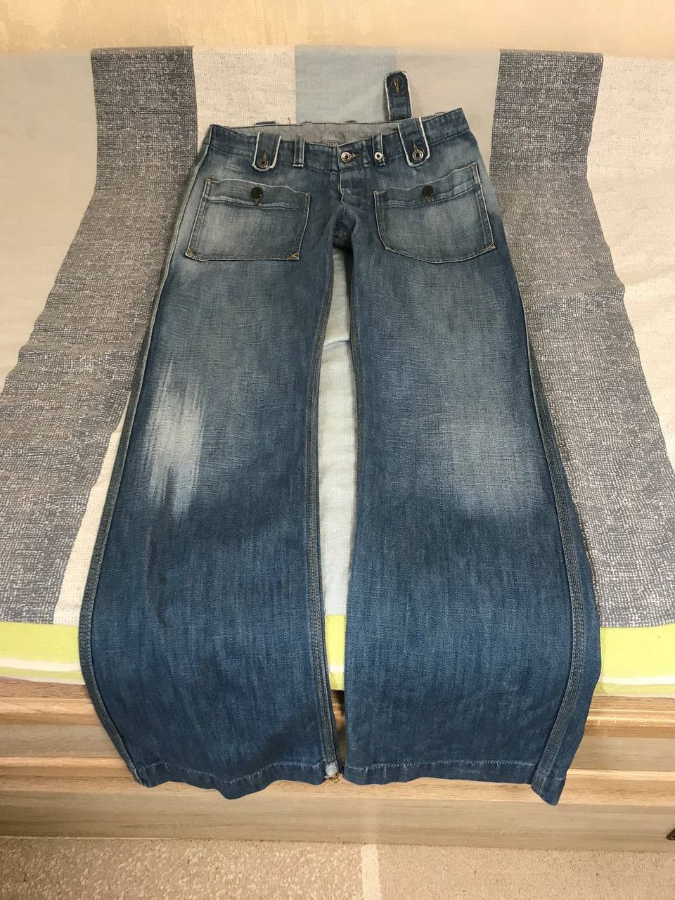 Diesel 🔥 Vintage Diesel Jeans Work Distressed Japanese Pants Denim Size US 30 / EU 46 - 7 Thumbnail