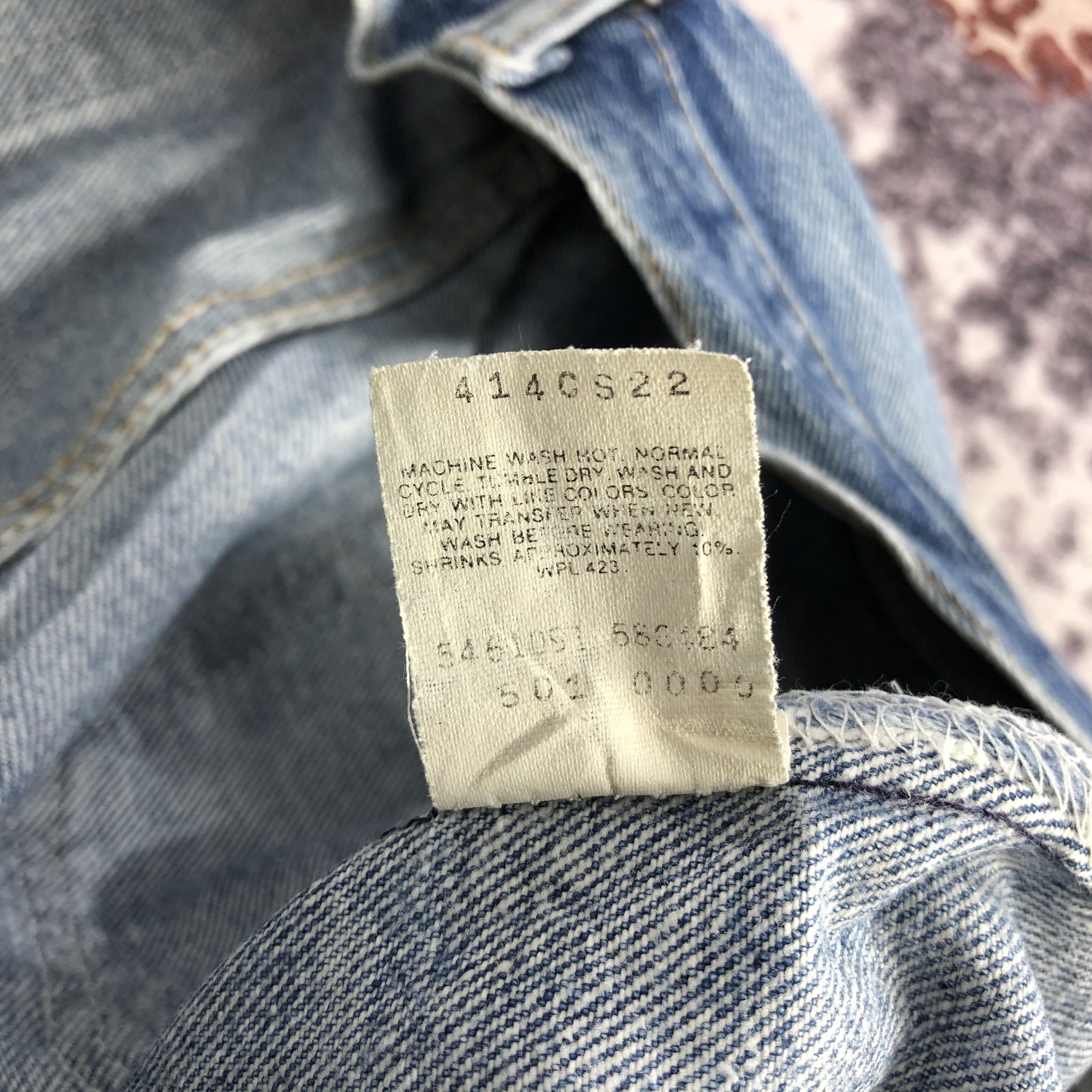 Levi's × Vintage Vintage 90s Blue Wash Levis 501 Jeans-JM2245 Size US 33 - 11 Thumbnail