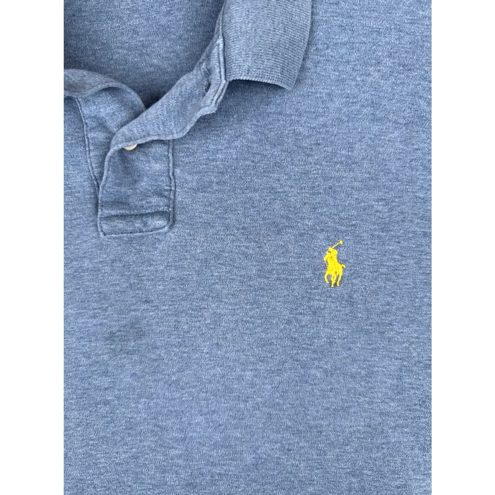 Ralph Lauren VINTAGE Ralph Lauren Polo Shirt Mens Large Blue 100% Cotton Knit Polo Golf Pony Modern American Sports Shirt Mens Large Blue 100% Cotton Knit Size US L / EU 52-54 / 3 - 6 Thumbnail