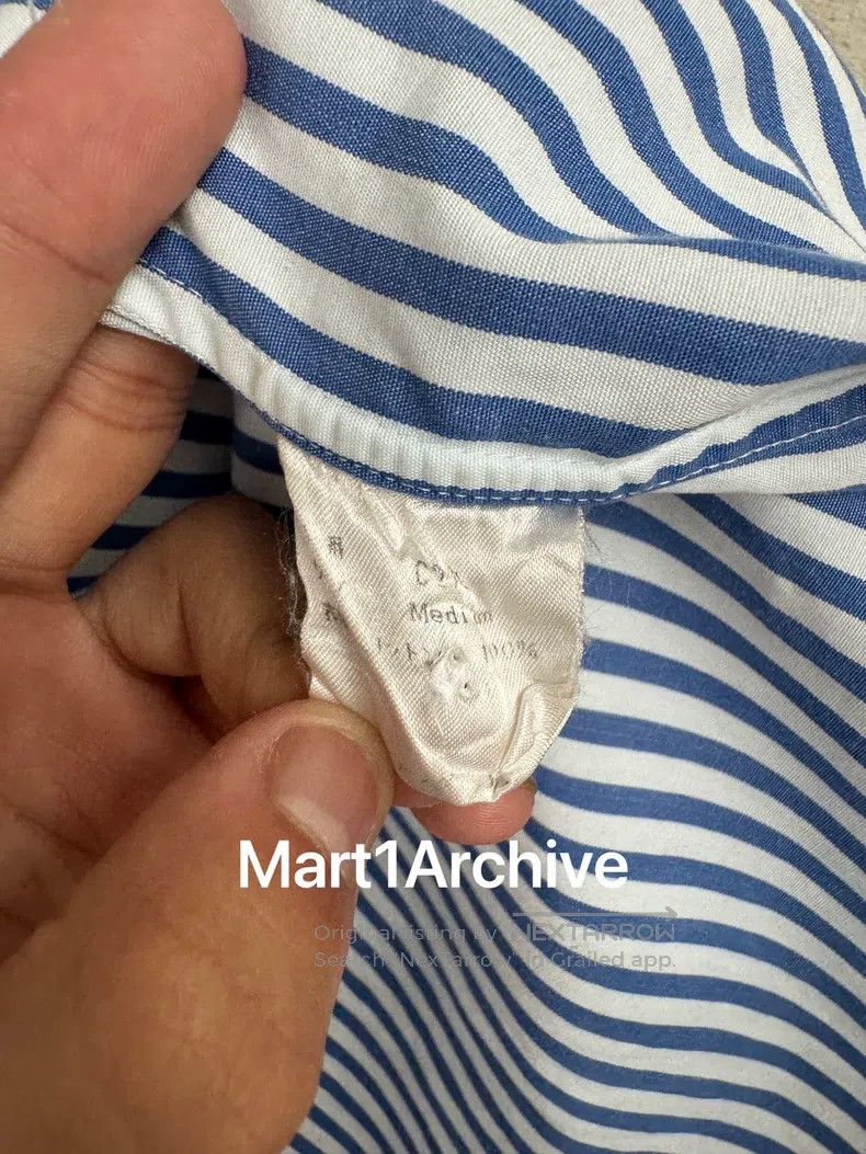 Undercover UNDERCOVER Blue striped shirt Size US M / EU 48-50 / 2 - 8 Thumbnail
