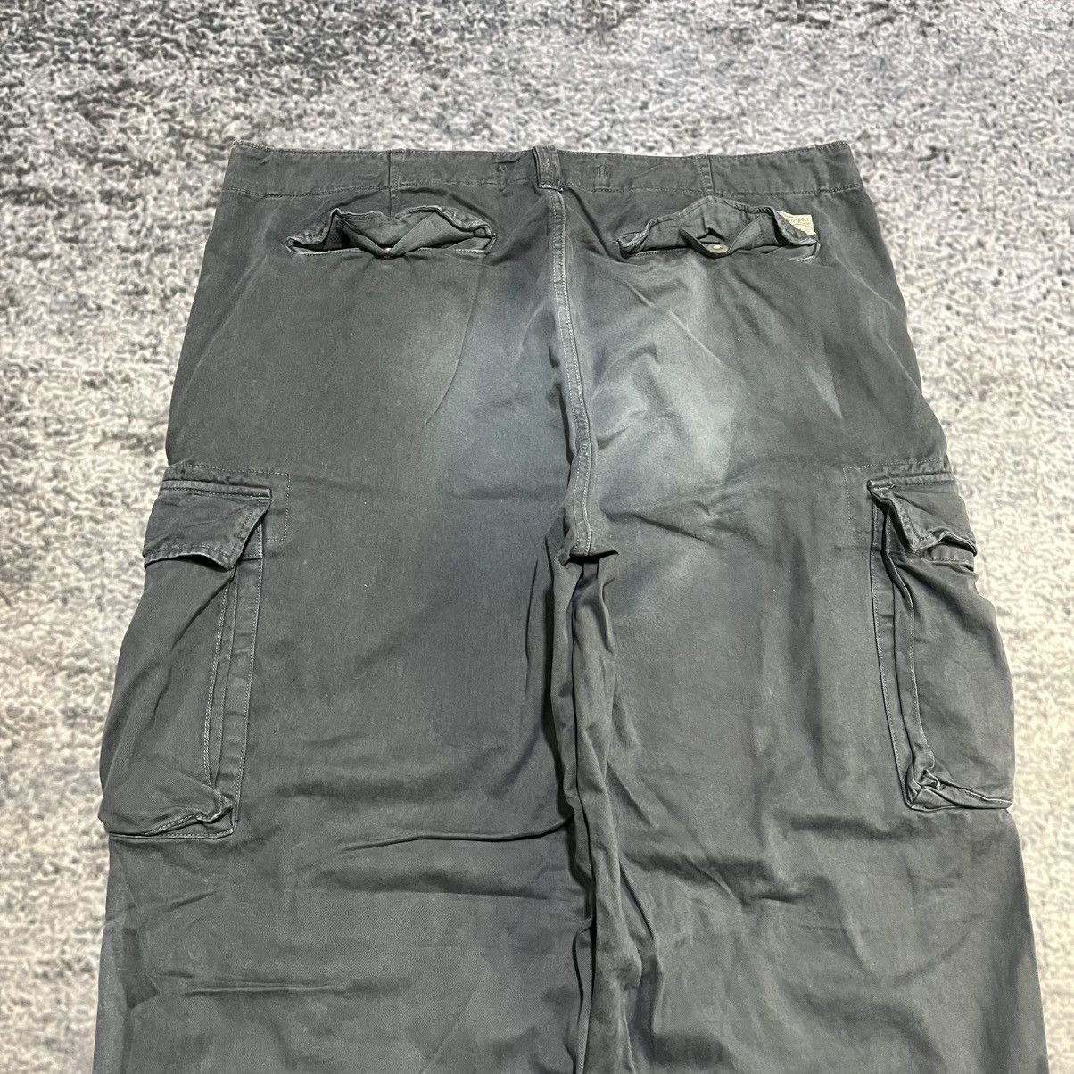 American Eagle Outfitters VINTAGE Y2K AMERICAN EAGLE GRAY BAGGY WIDE LEG CARGO PANTS Size US 38 / EU 54 - 3 Thumbnail