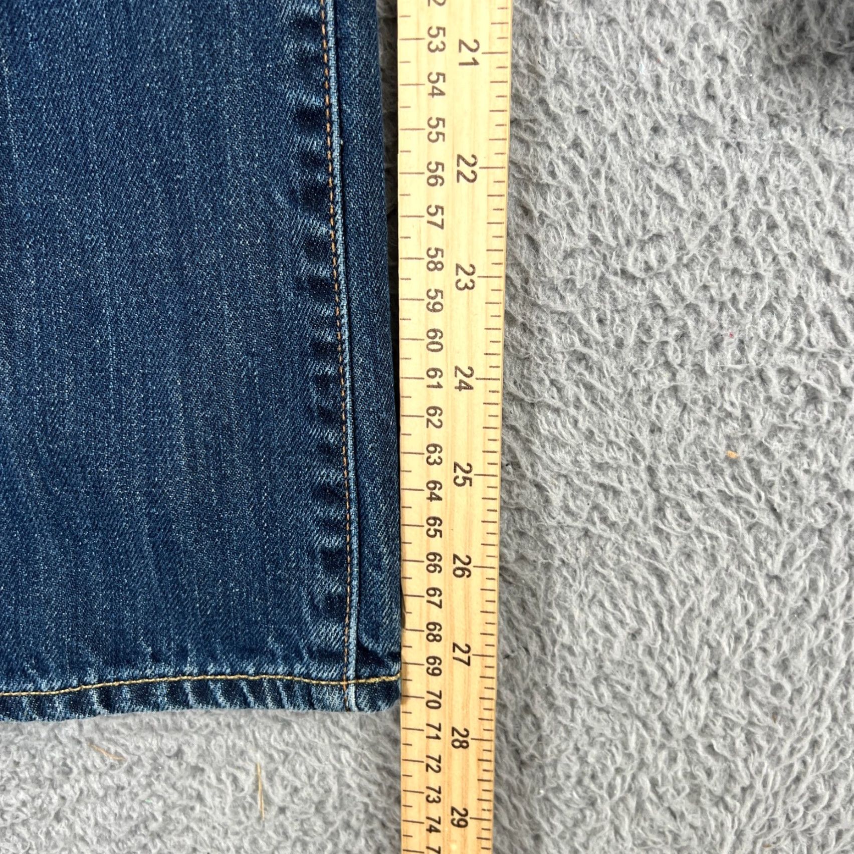 American Eagle Outfitters American Eagle Jeans Men's 28x30 (Fits 28x27.5) Blue Original Straight Stretch Size US 28 / EU 44 - 3 Thumbnail