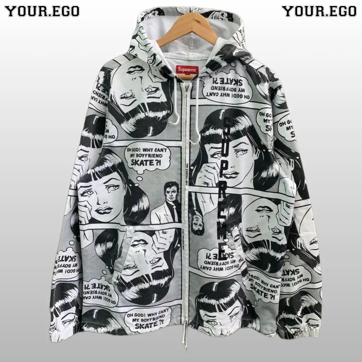 Supreme Thrasher Boyfriend Hoodie | Grailed