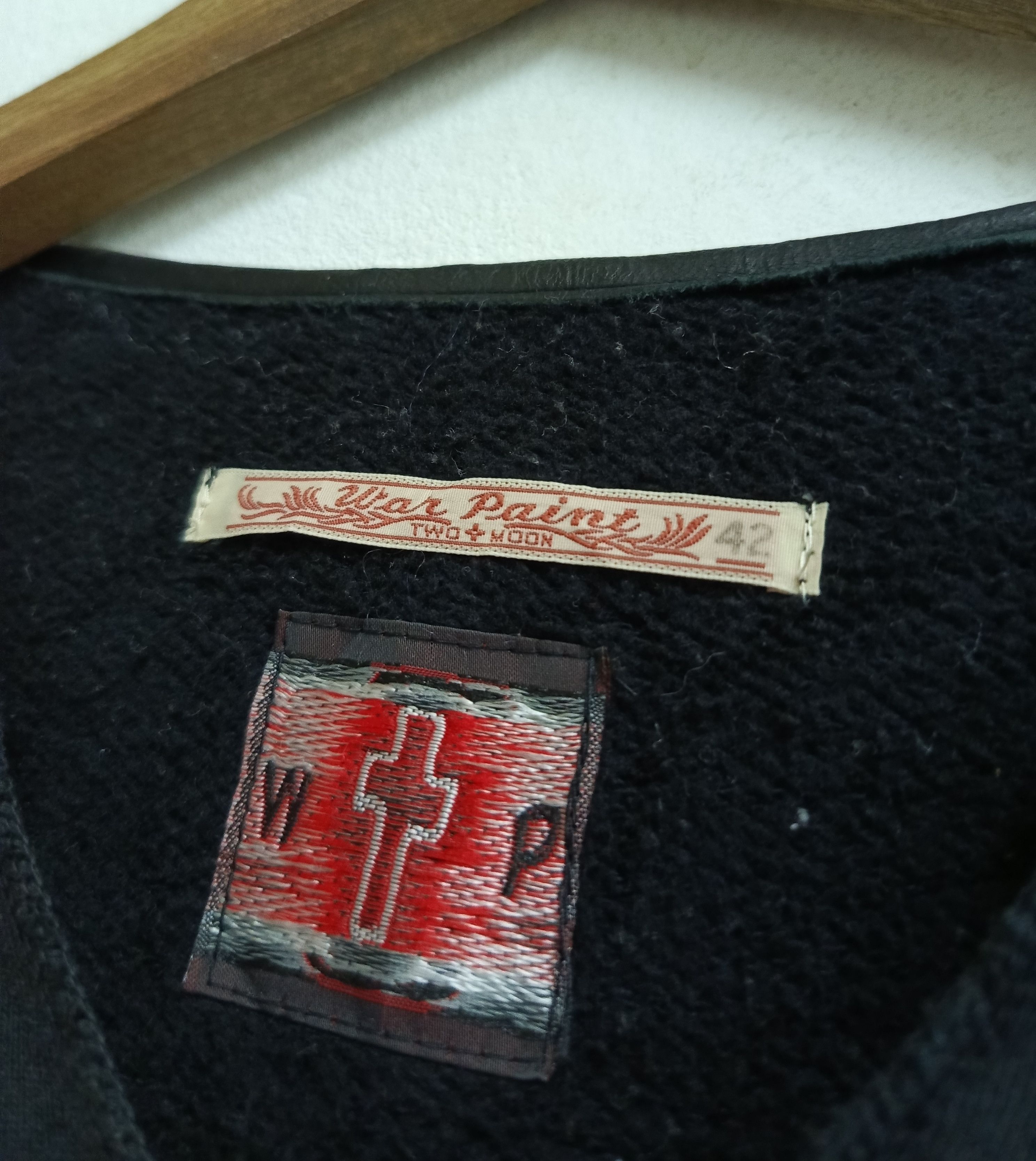 Japanese Brand Two Moon 'WarPaint' Deer Skin Trim - Sweat cotton Size US M / EU 48-50 / 2 - 9 Thumbnail