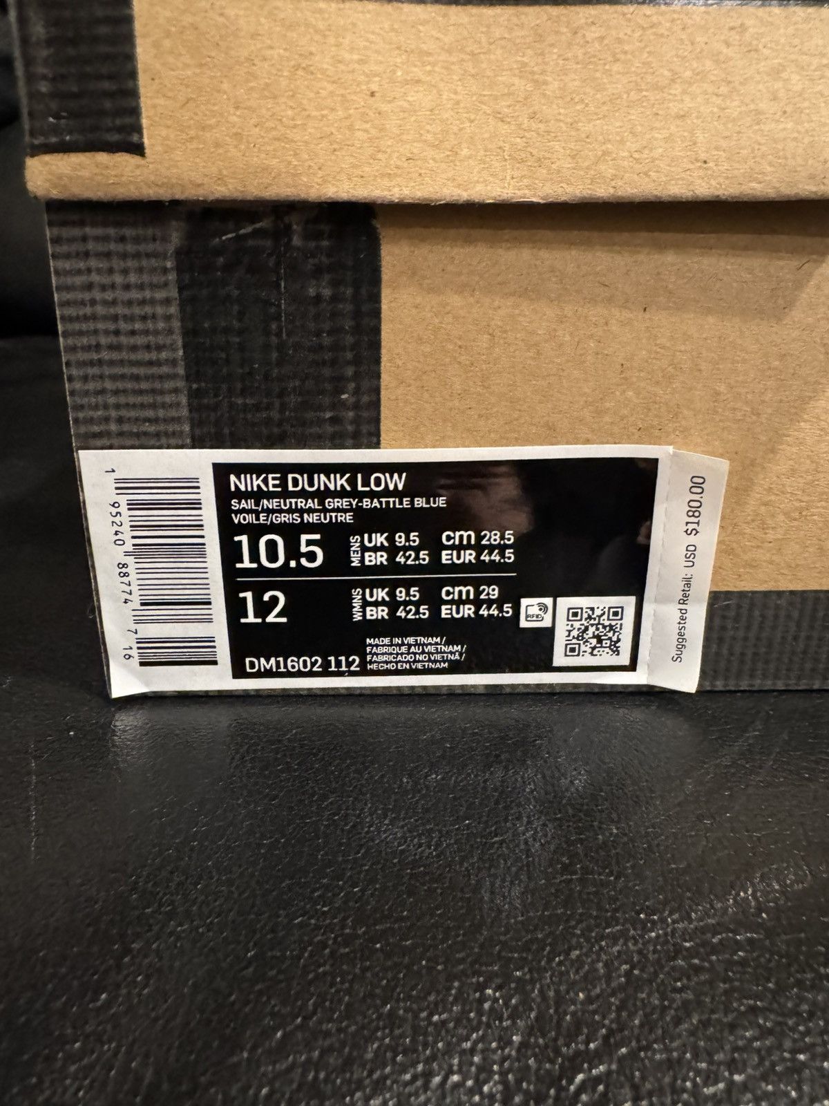 Nike × Off-White Nike Dunk Low Off-White Lot 10 of 50 Size US 10.5 / EU 43-44 - 14 Thumbnail