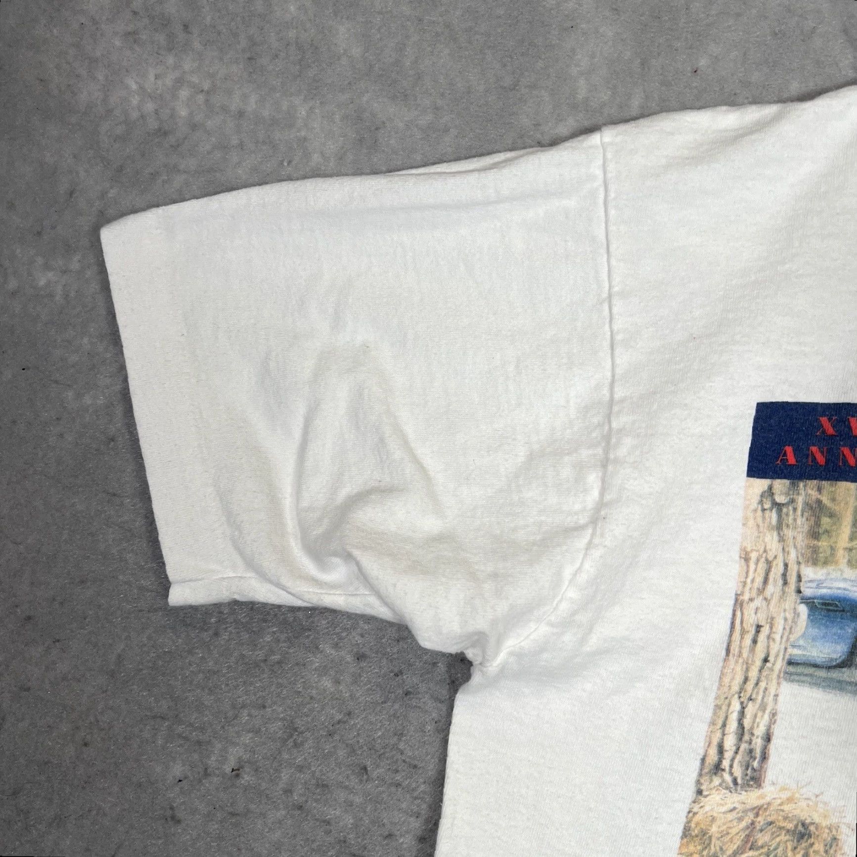 Fruit Of The Loom VINTAGE 1990 Monterey Historics Races T Shirt Adult Large White Laguna Seca Mens Size US L / EU 52-54 / 3 - 5 Thumbnail