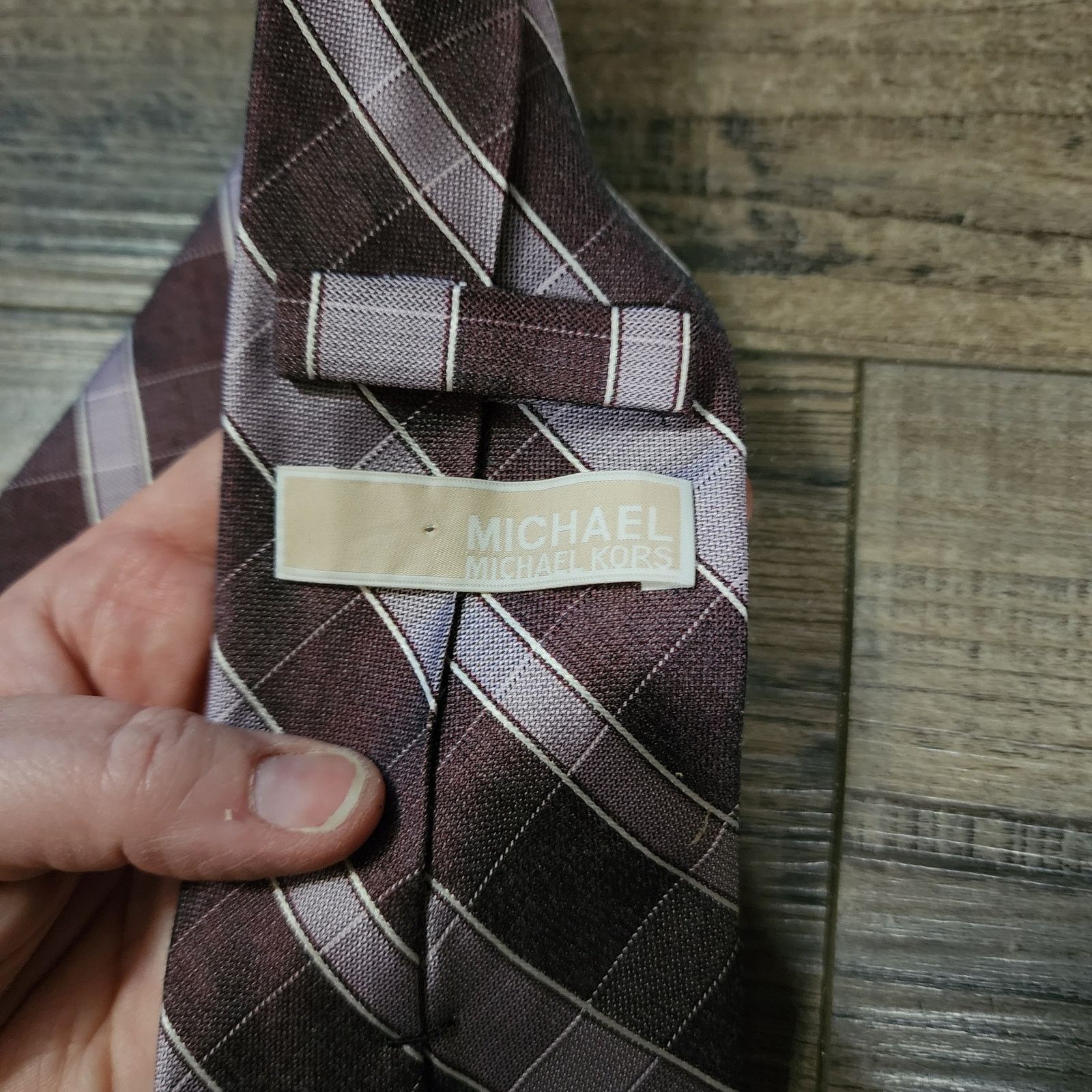 Michael Kors Michael Kors Striped neck tie Pre-owned b43 Size ONE SIZE - 2 Thumbnail