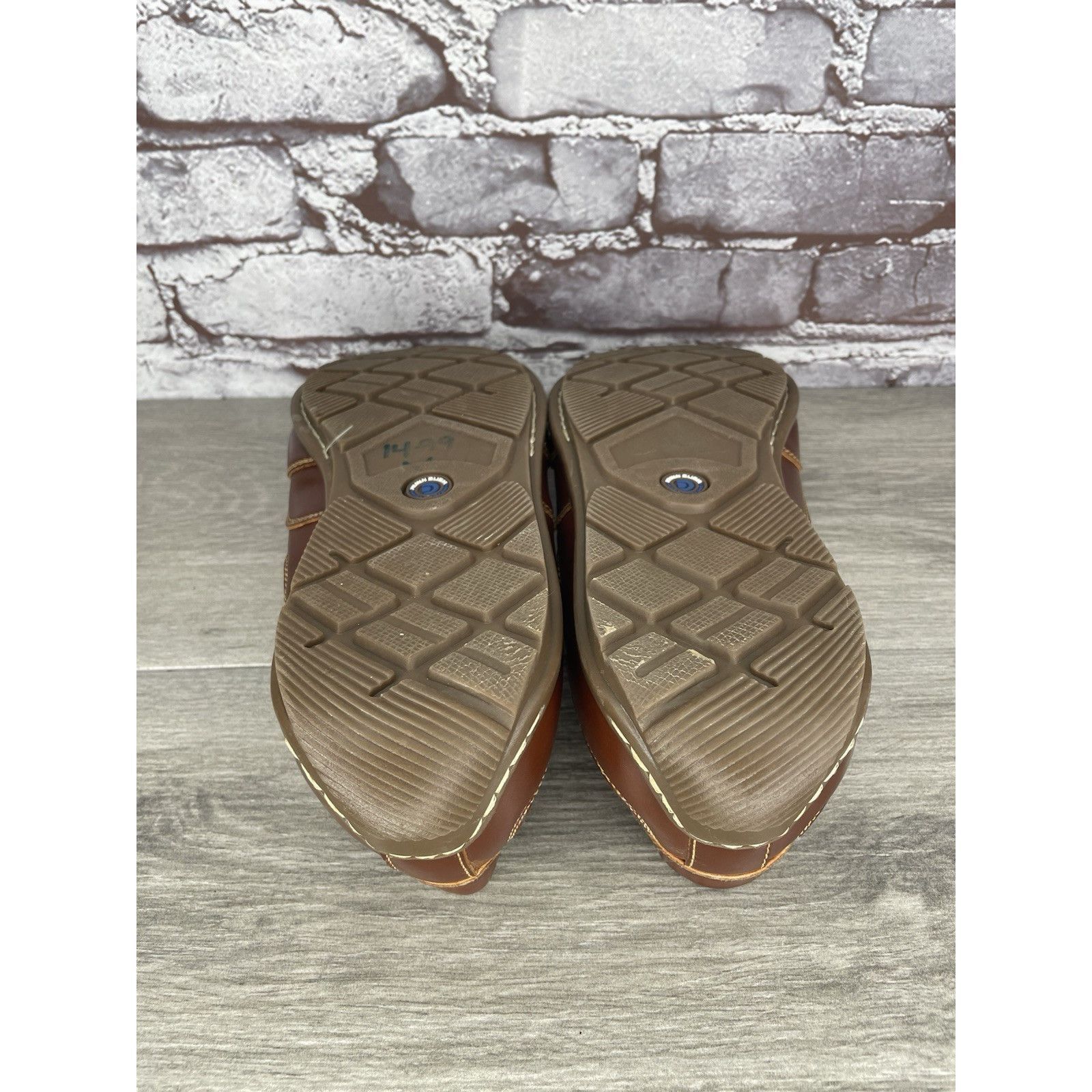 Nunn Bush Nunn Bush Dual Comfort Brown Faux Leather Driving Loafers Sh Size US 10 / EU 43 - 12 Thumbnail