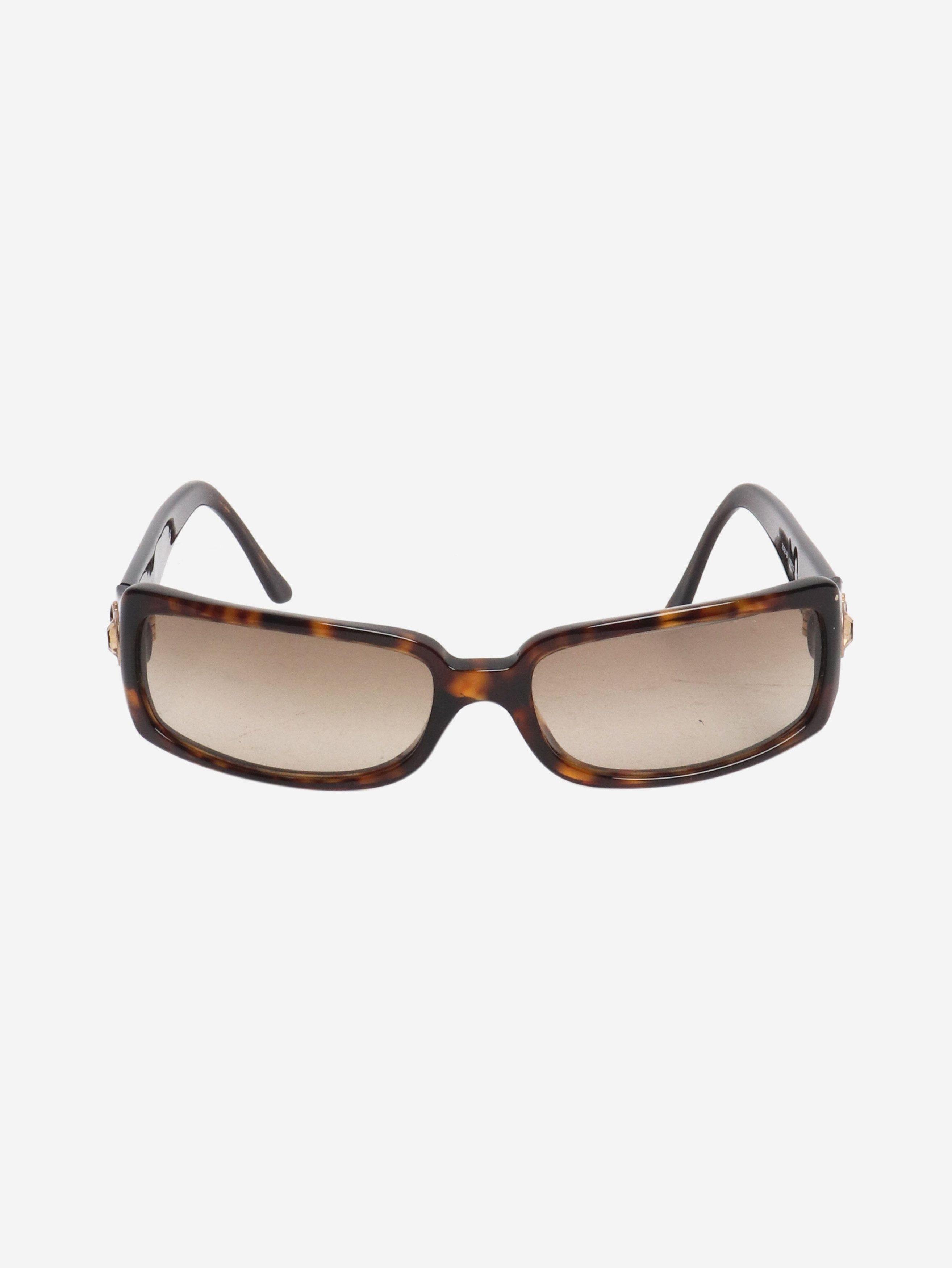 Other Brown tortoise shell rectangular sunglasses Size ONE SIZE - 1 Thumbnail
