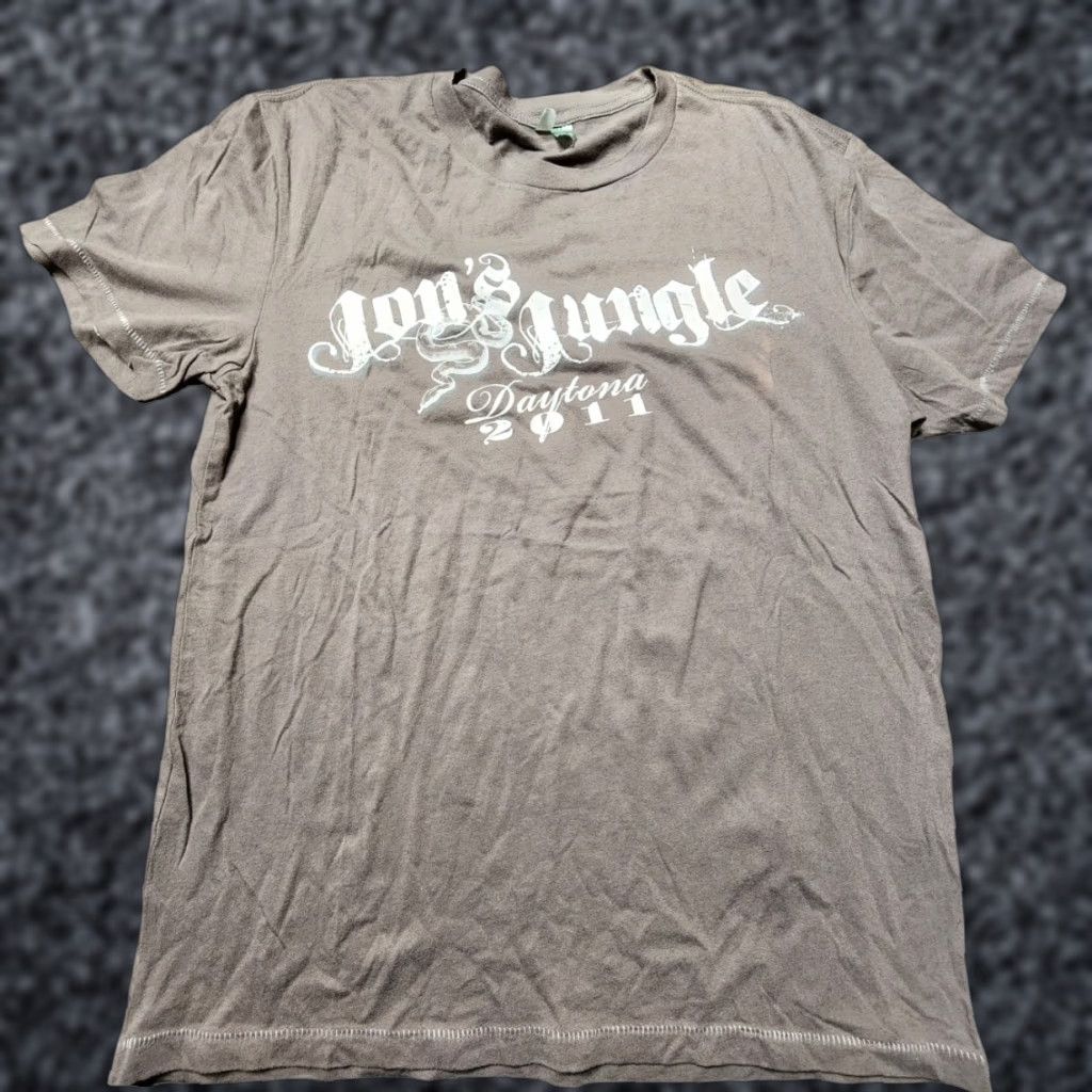 Vintage Womens M Jon's Jungle 2011 Daytona Beach Snake T Shirt Distressed Size M / US 6-8 / IT 42-44 - 1 Thumbnail