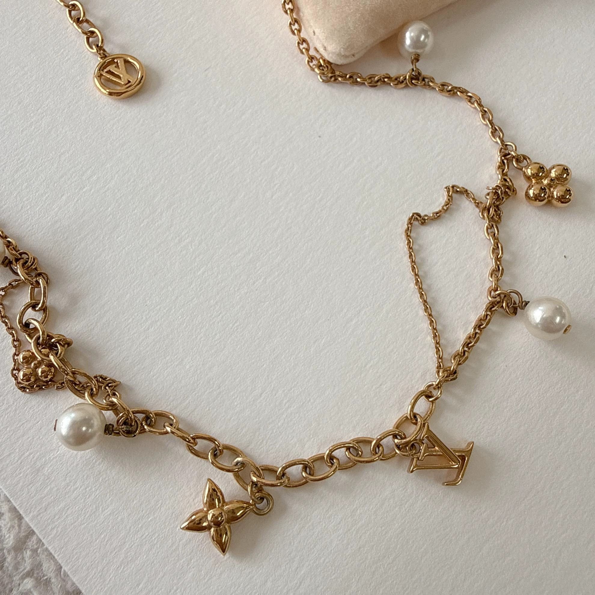 Louis Vuitton LV Double - Layer Pearl Necklace 0257 Size ONE SIZE - 7 Thumbnail