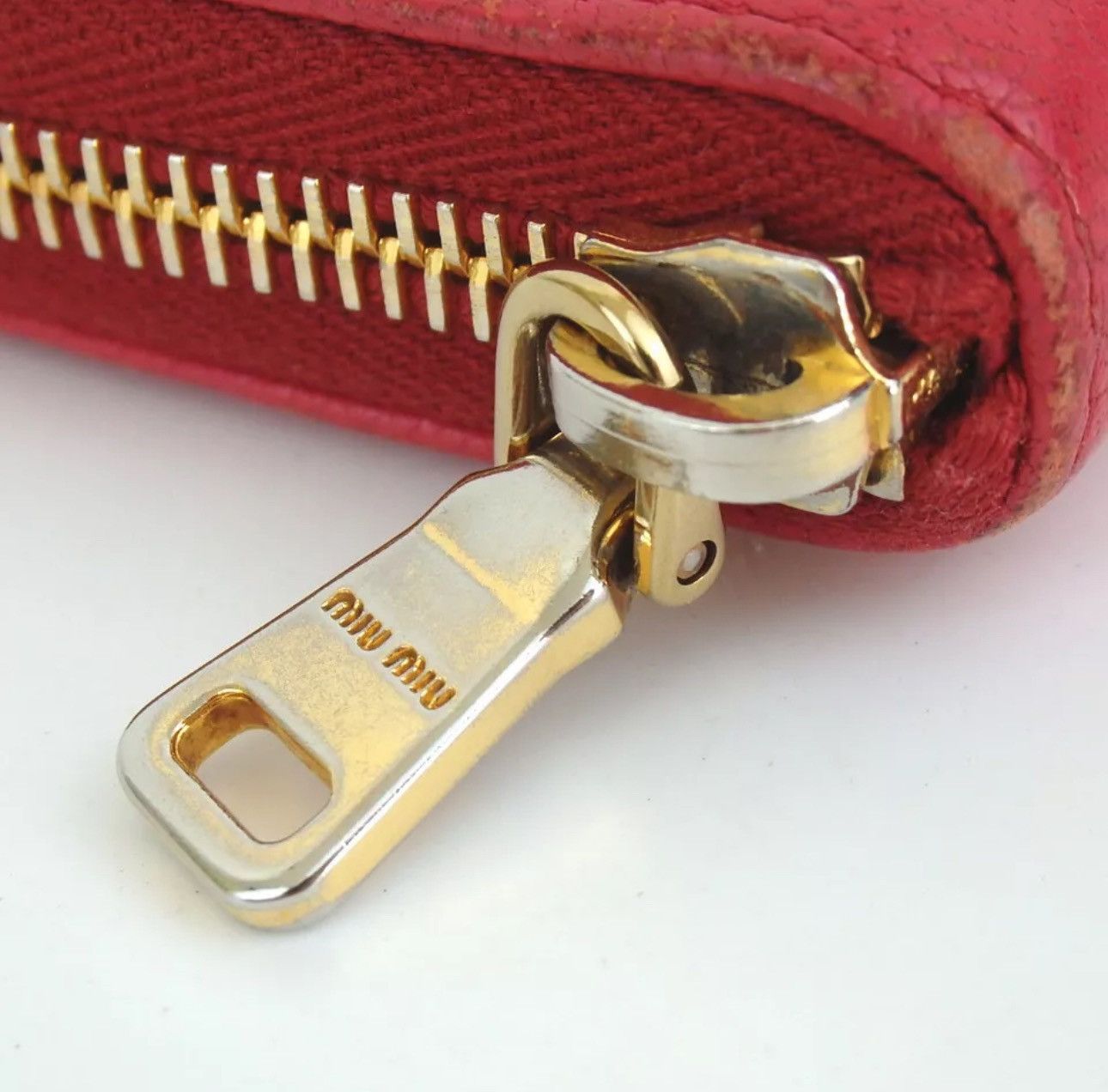Miu Miu Authentic miu miu 5M0506 Zip around purse leather Size ONE SIZE - 8 Thumbnail