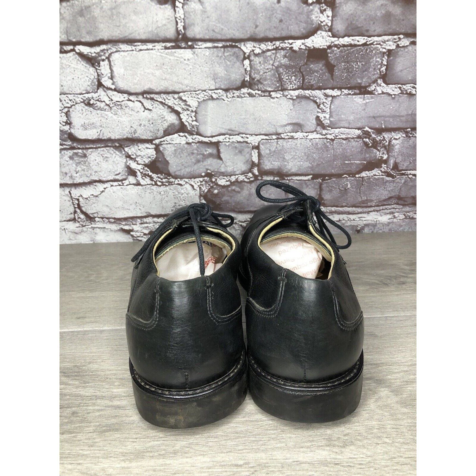 Other Studio Belverde Duke Black Leather Cap Toe Oxfords Dress Sho Size US 11 / EU 44 - 4 Thumbnail