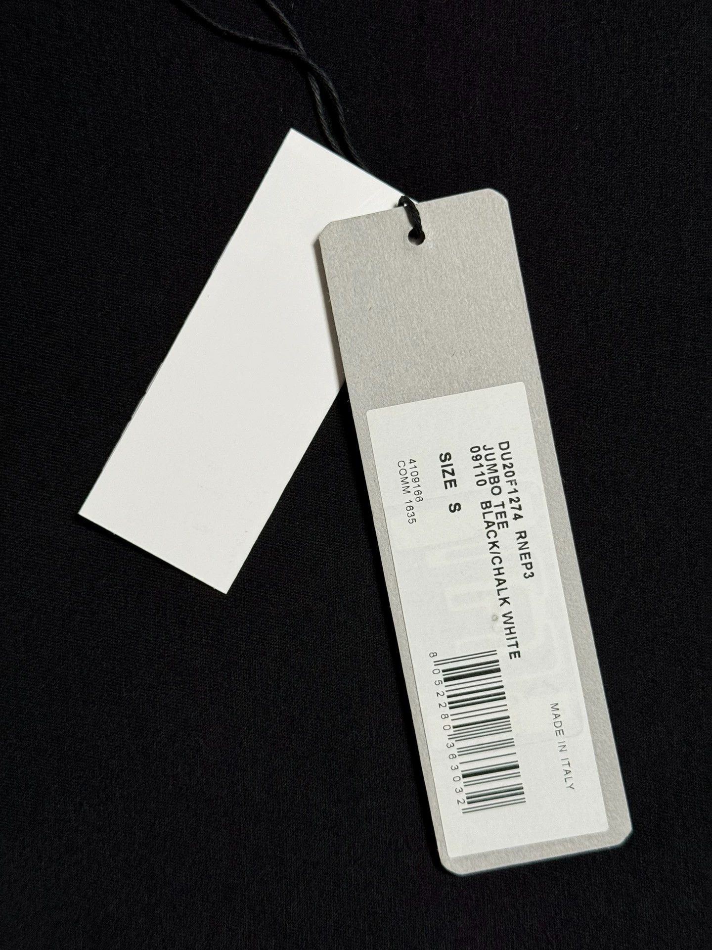Rick Owens Rick Owens RO oversized short sleeve tee S new Size US S / EU 44-46 / 1 - 4 Thumbnail