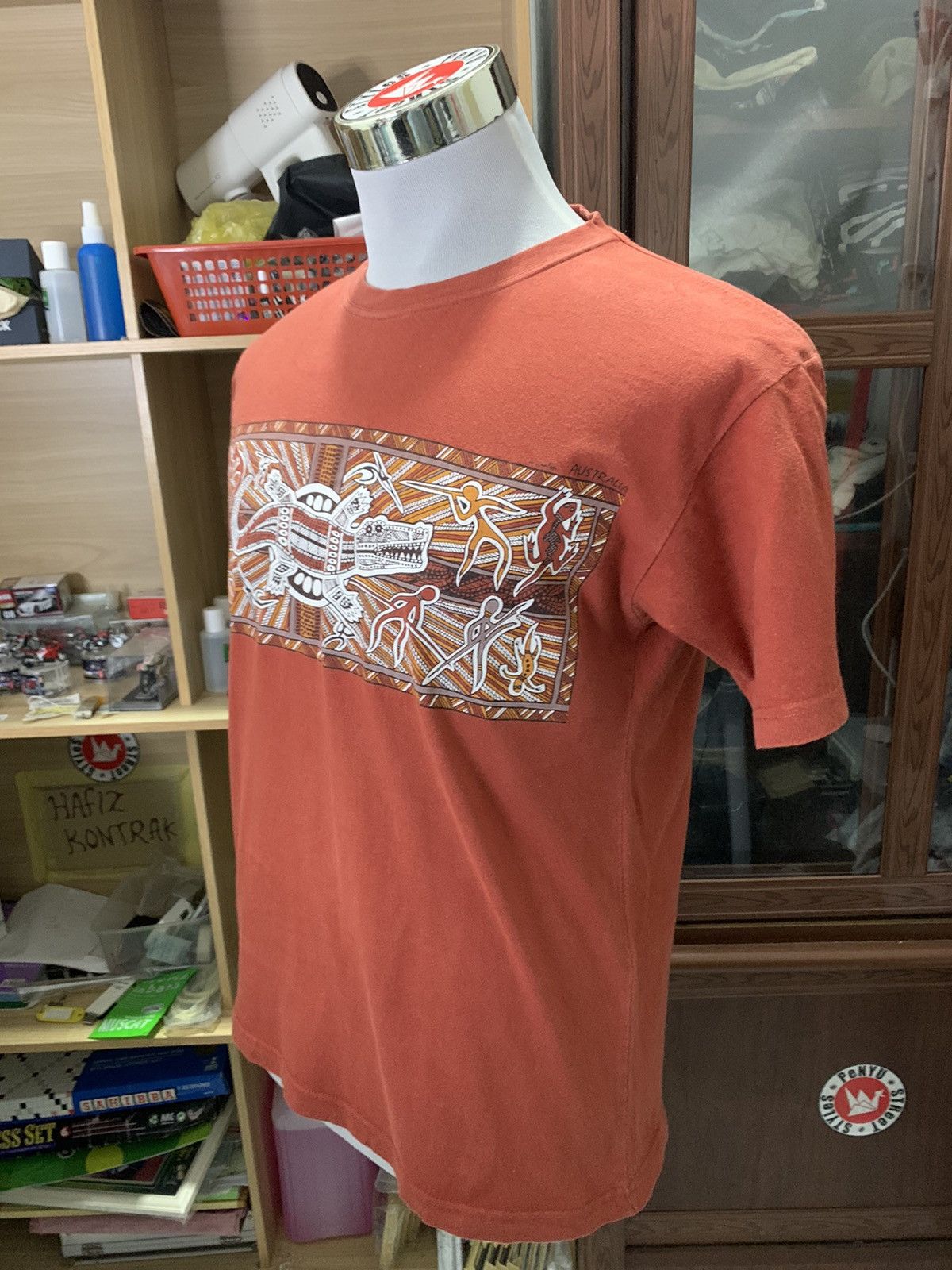 Man Made In Australia Vintage Australia Native Art T-shirt Size US S / EU 44-46 / 1 - 5 Thumbnail