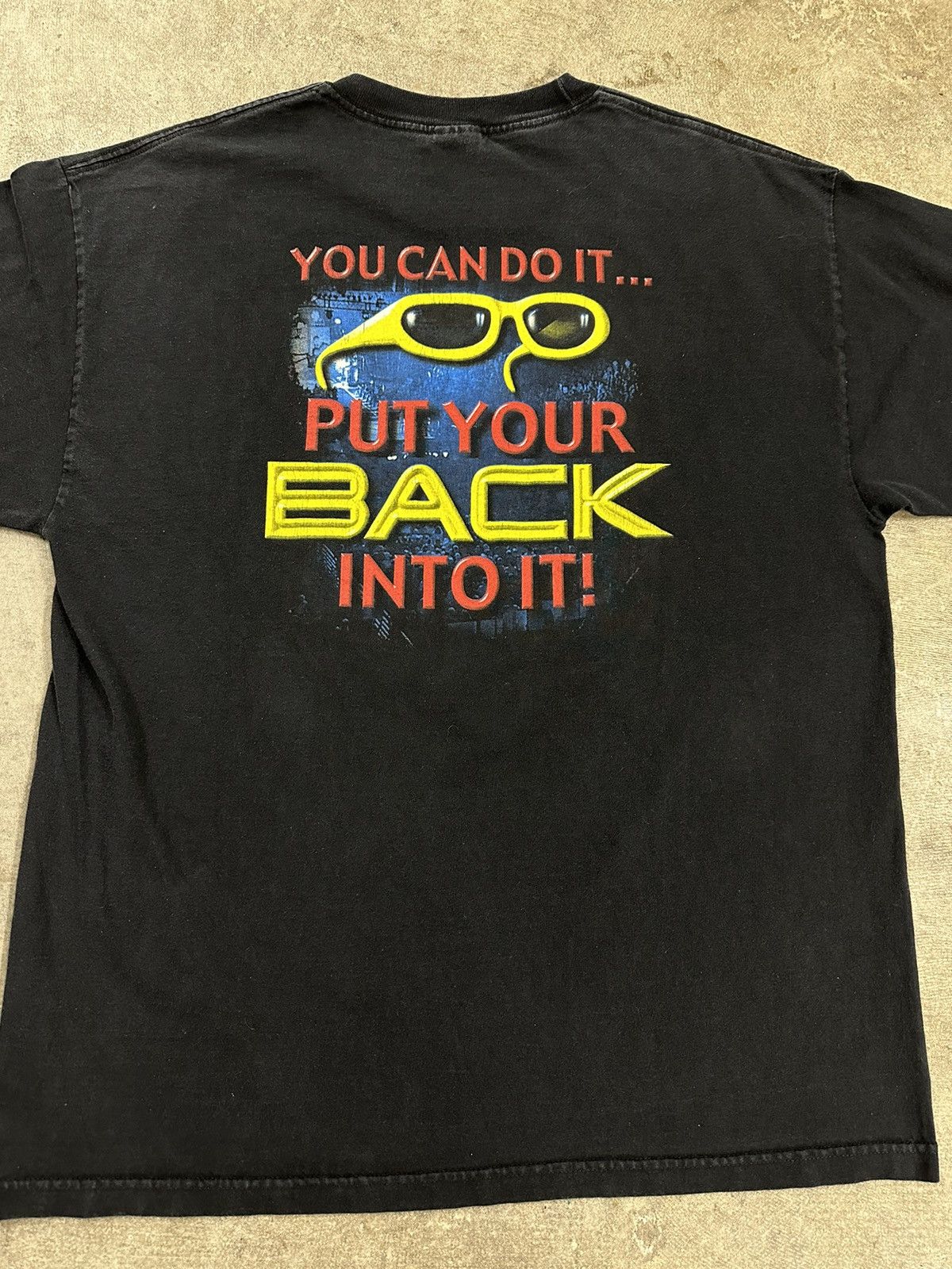WWF Crazy Y2K WWF Rikishi Put Your Back Into It Wrestling Shirt Size US XL / EU 56 / 4 - 4 Thumbnail