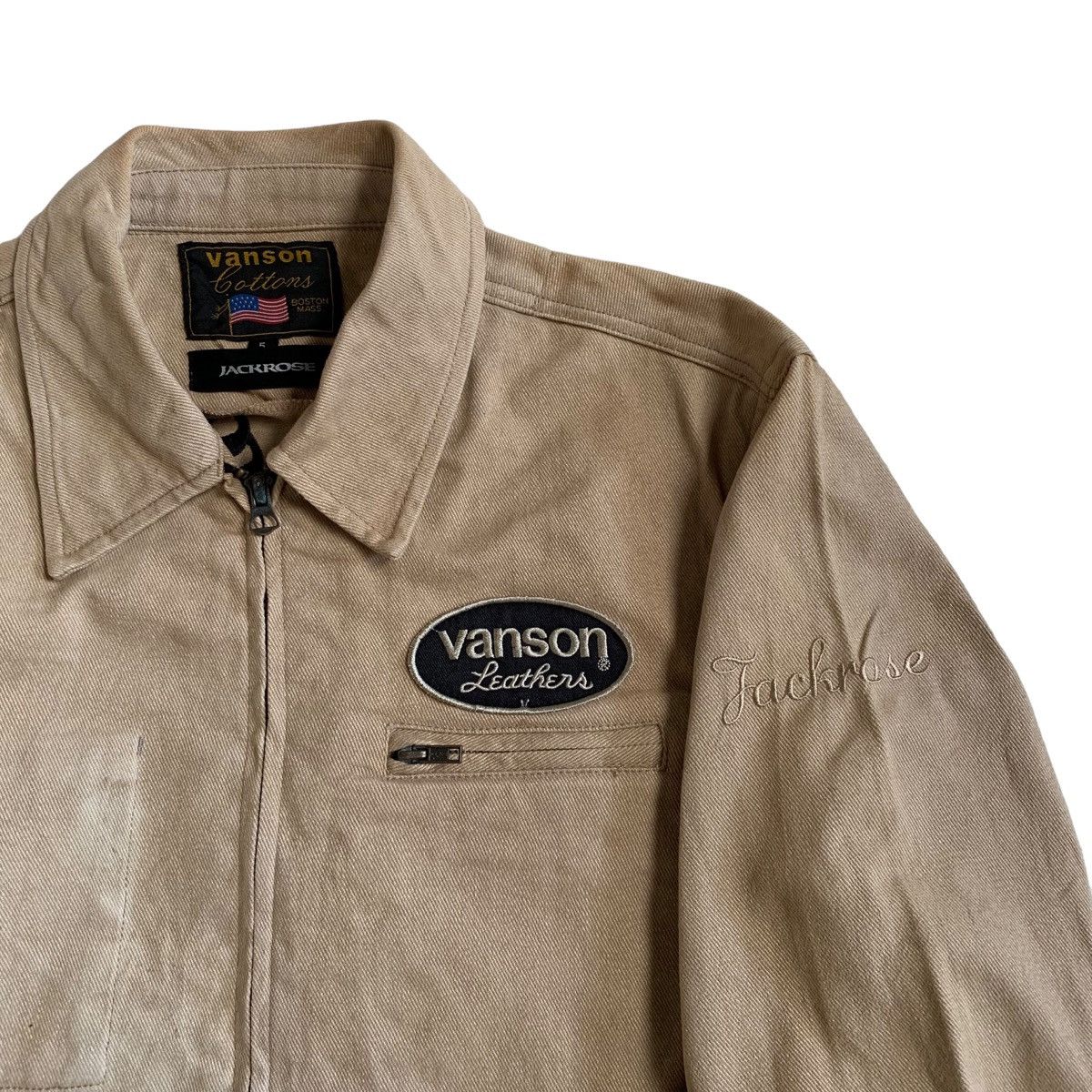Vanson Leathers Vanson x jackrose work jacket Size US L / EU 52-54 / 3 - 4 Thumbnail