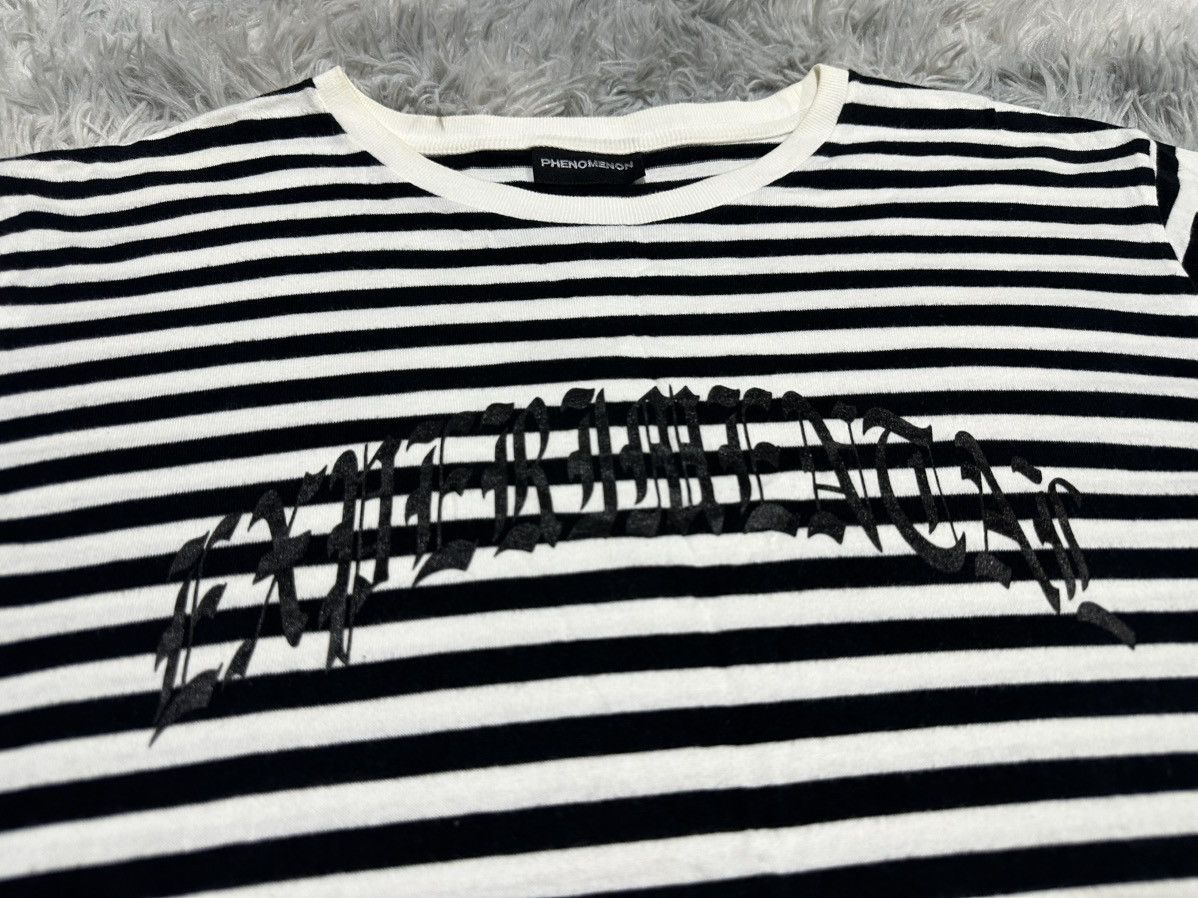 PHENOMENON 🔥Ss14 Phenomenon Experimental Border Striped Shirt Size US L / EU 52-54 / 3 - 1 Thumbnail