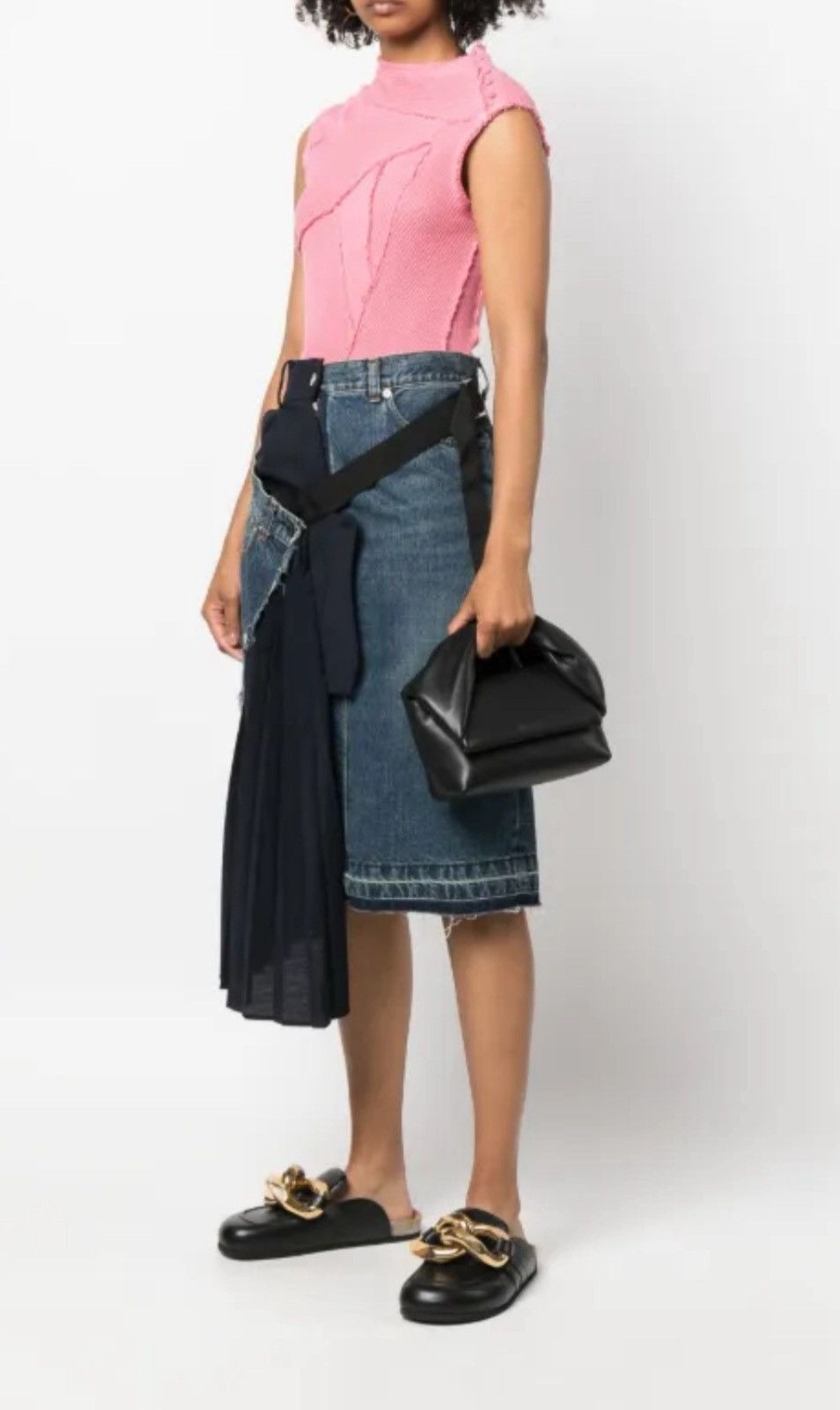 JW Anderson JW ANDERSON Twister midi leather shoulder bag Size ONE SIZE - 4 Thumbnail