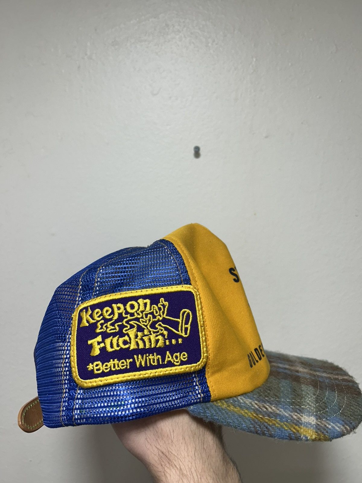 Better With Age Better With Age Yellow & Blue Sterling Golden Warriors Hat Size ONE SIZE - 2 Thumbnail