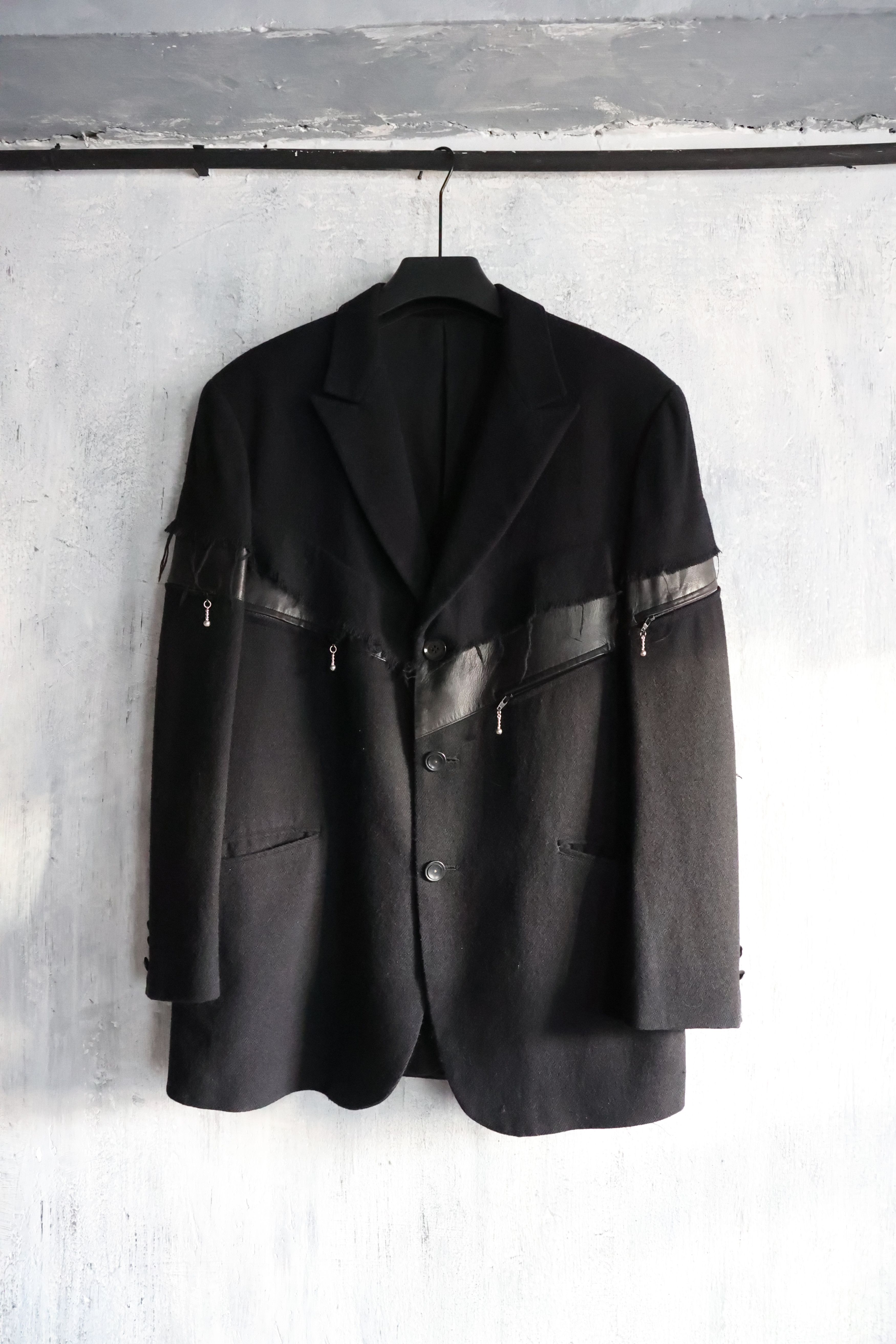 Yohji Yamamoto VERY RARE yohji yamamoto pour homme blazer 05aw Size US M / EU 48-50 / 2 - 1 Thumbnail