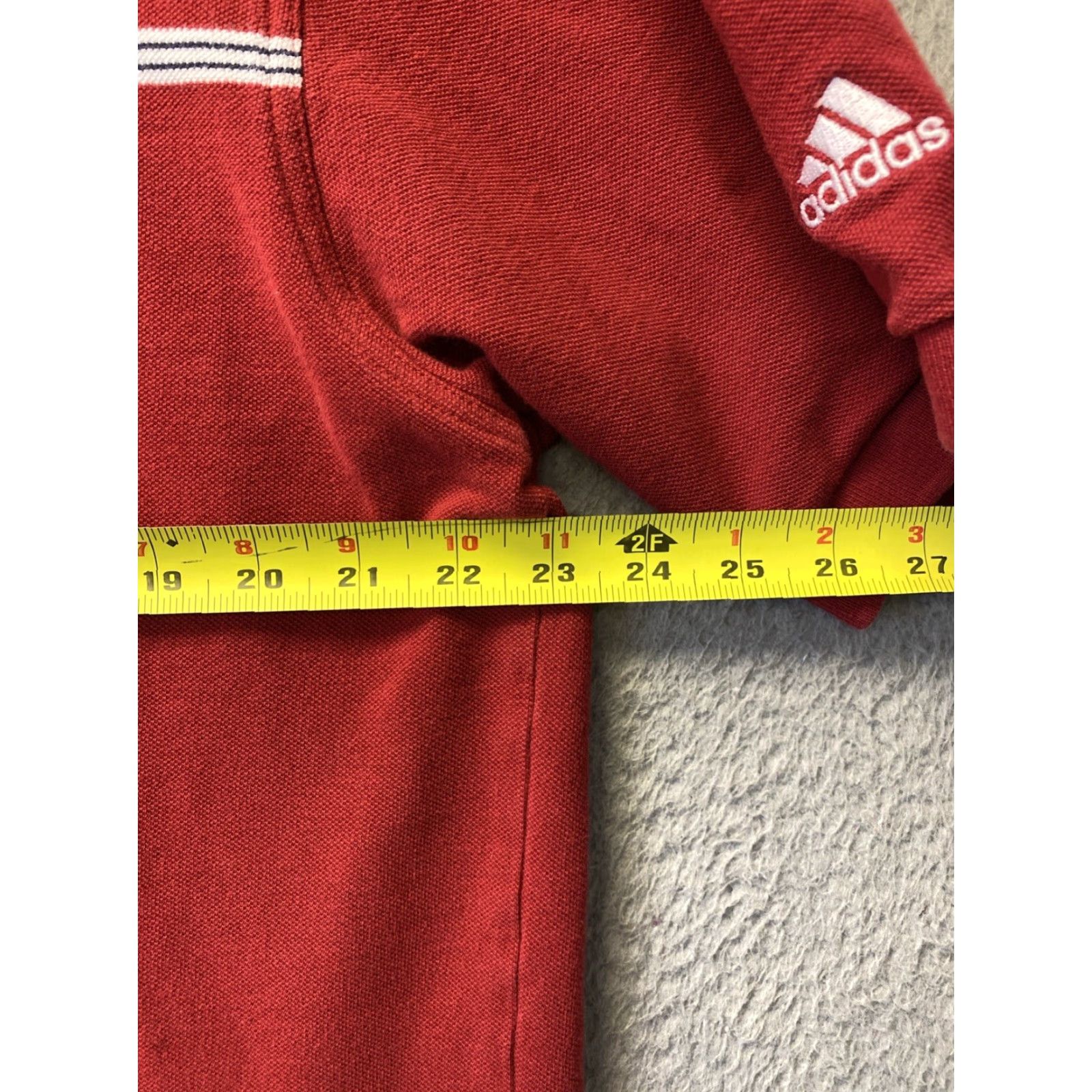 Adidas VINTAGE Adidas Competition Polo Shirt Men XL Red Climalite Short Sleeve Shirts Mens 122-49 Size US XL / EU 56 / 4 - 5 Thumbnail