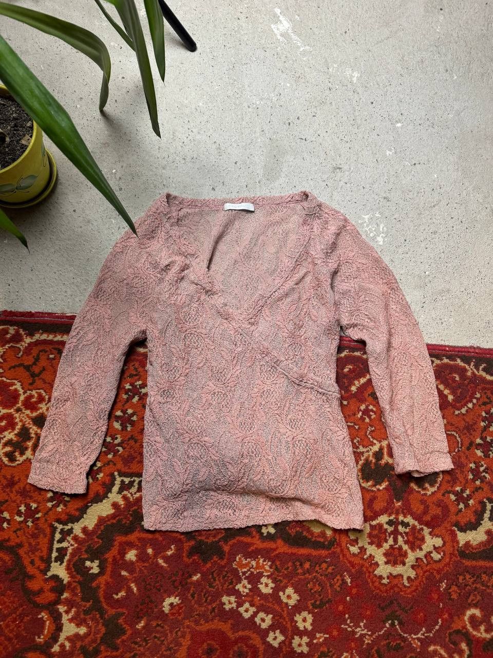 Japanese Brand × Vintage Promod streetwear rose vintage sweater Size M / US 6-8 / IT 42-44 - 1 Thumbnail