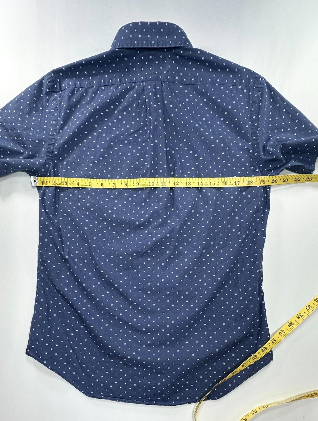 Lauren Ralph Lauren Ralph Lauren Cotton Slim Fit Oxford Button Up Blue Mens M Size US M / EU 48-50 / 2 - 4 Thumbnail