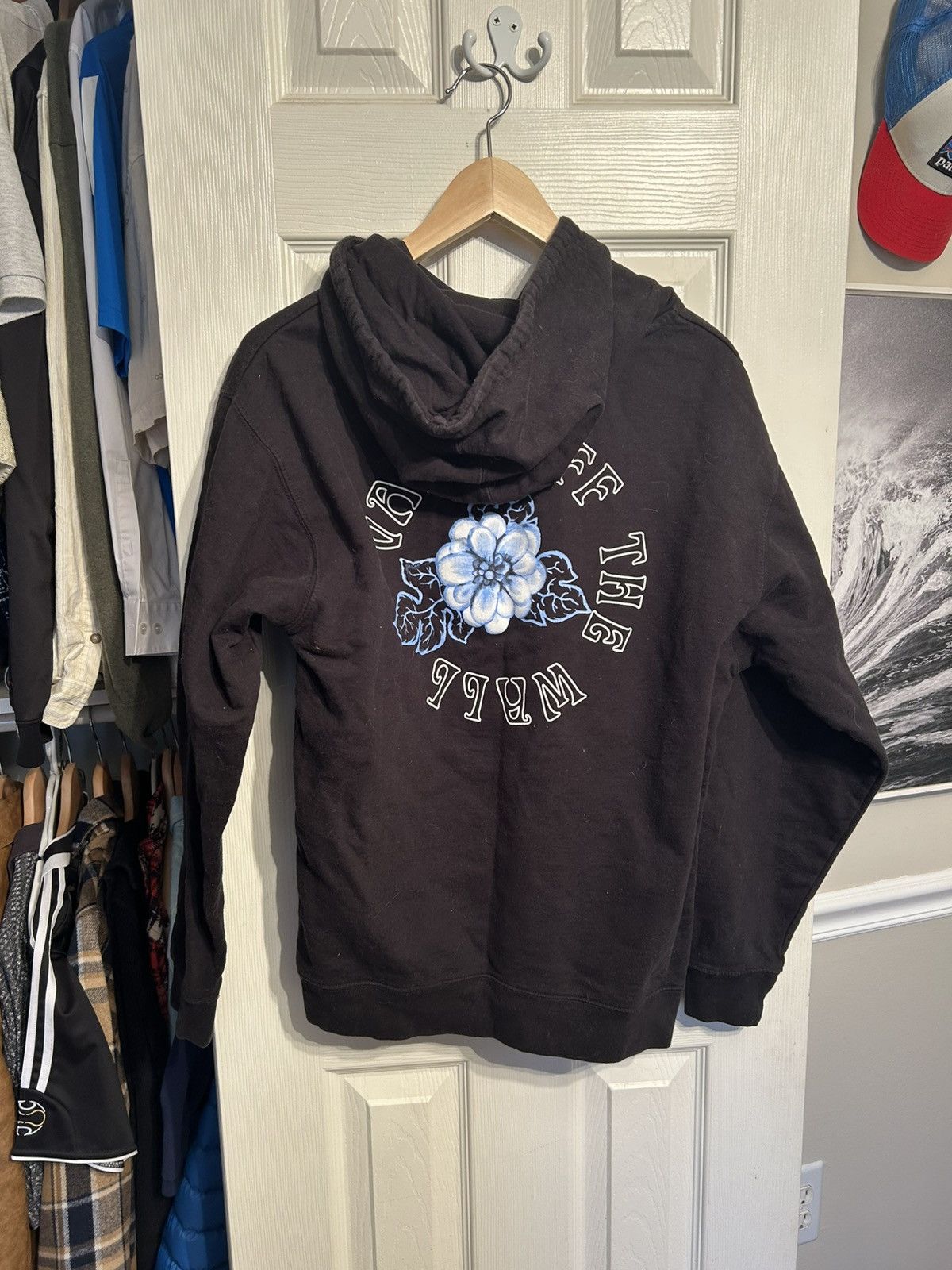 Vans × Vintage Vans Black Floral Print Hoodie Size M Size US M / EU 48-50 / 2 - 3 Thumbnail