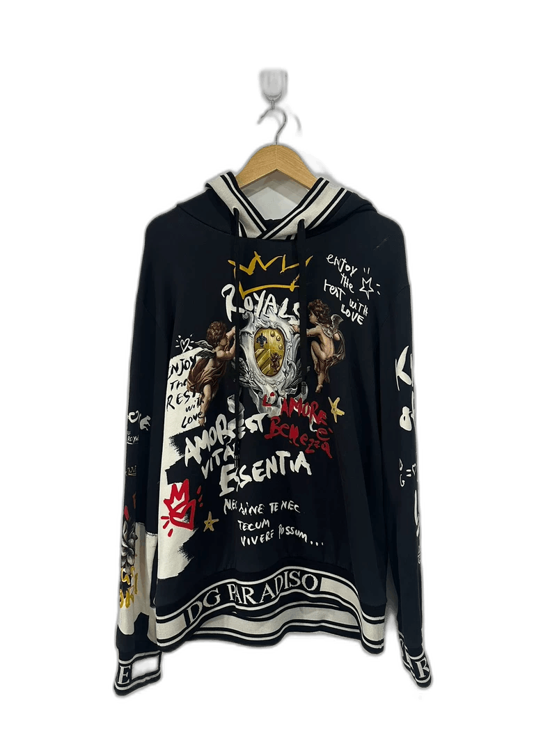 Dolce & Gabbana Dolce&Gabbana Angel Crown Hoodie Size US XL / EU 56 / 4 - 1 Thumbnail