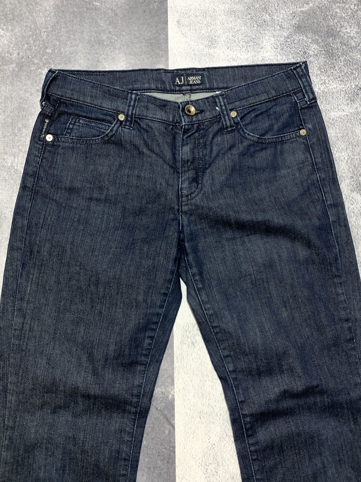 Armani × Vintage Vintage Y2K Armani Jeans denim faded streetwear size 29 Size 29" - 5 Thumbnail
