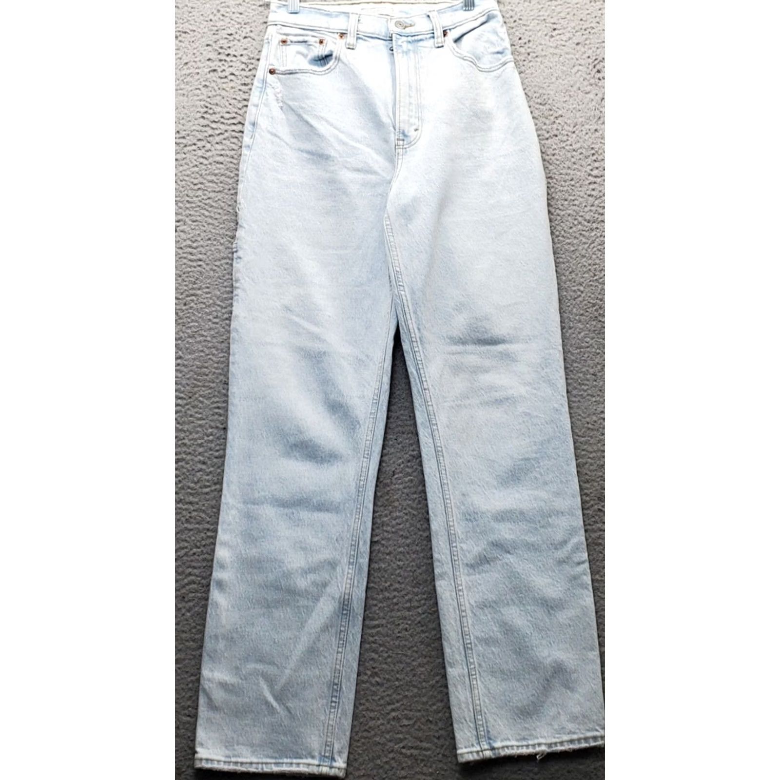 Abercrombie & Fitch Abercrombie & Fitch Curve Love 90's Straight Jeans Womens Size 4 Blue High Rise Size 27" / US 4 / IT 40 - 2 Thumbnail