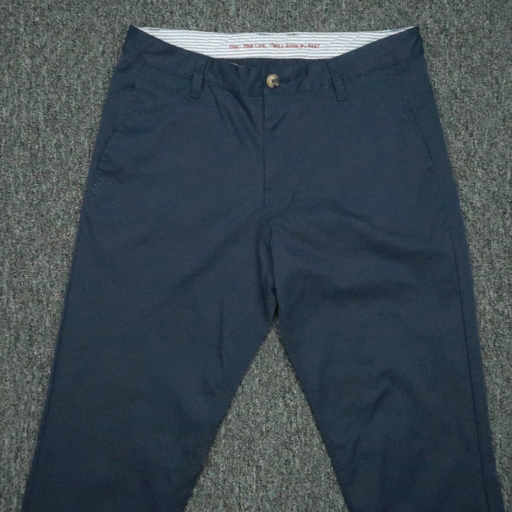 Rhone Rhone Pants Mens 30x32 Blue Chino Twill Performance Lightweight Travel Size US 30 / EU 46 - 2 Thumbnail