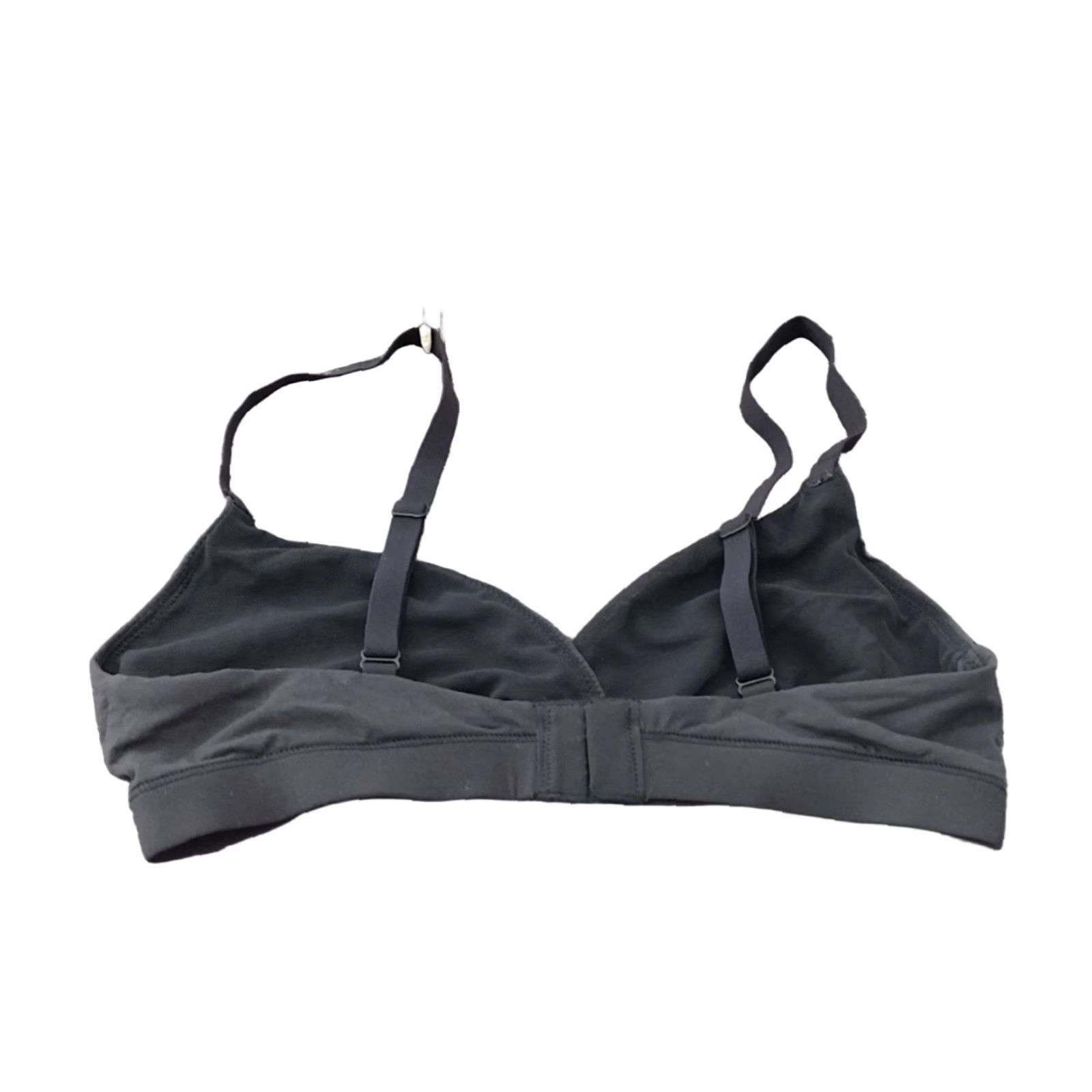 SKIMS SKIMS Bralette Shirt XS Onyx Crossover Fits Everybody One Size Spaghetti Strap Wireless Hook & Eye Size ONE SIZE - 1 Thumbnail