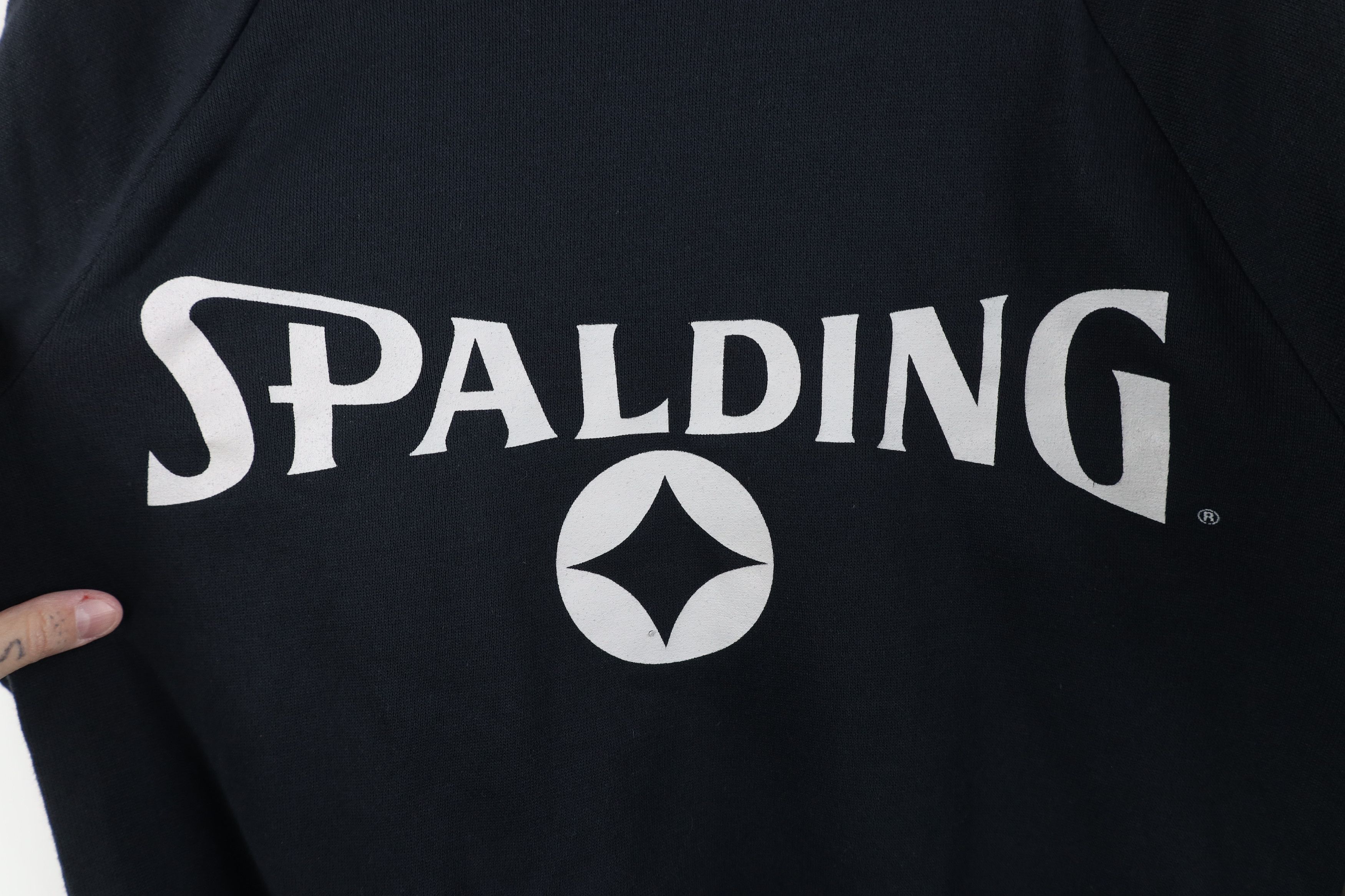 Vintage Vintage 80s 90s Spalding Crewneck Sweatshirt Black USA Size M / US 6-8 / IT 42-44 - 13 Thumbnail