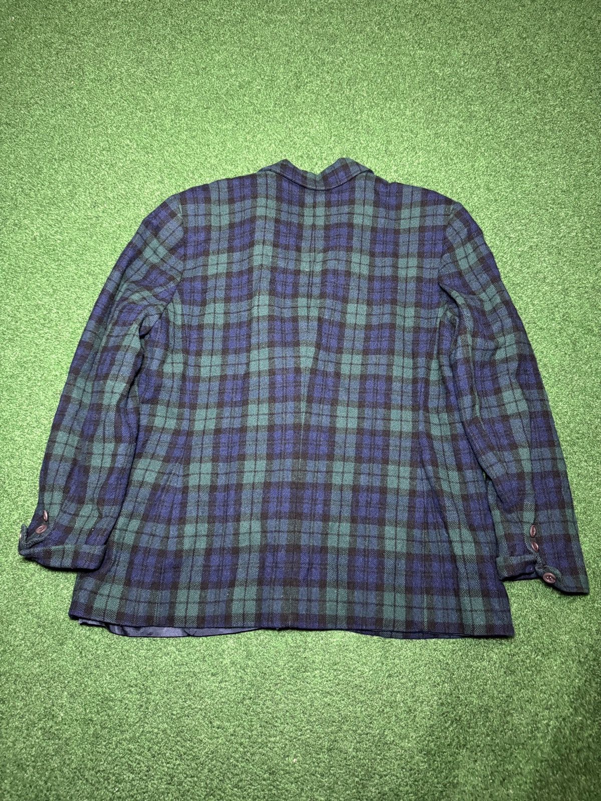 Pendleton Vintage Pendleton 2 Button 12/14 Plaid Wool Blazer Jacket Size XL / US 12-14 / IT 48-50 - 4 Thumbnail