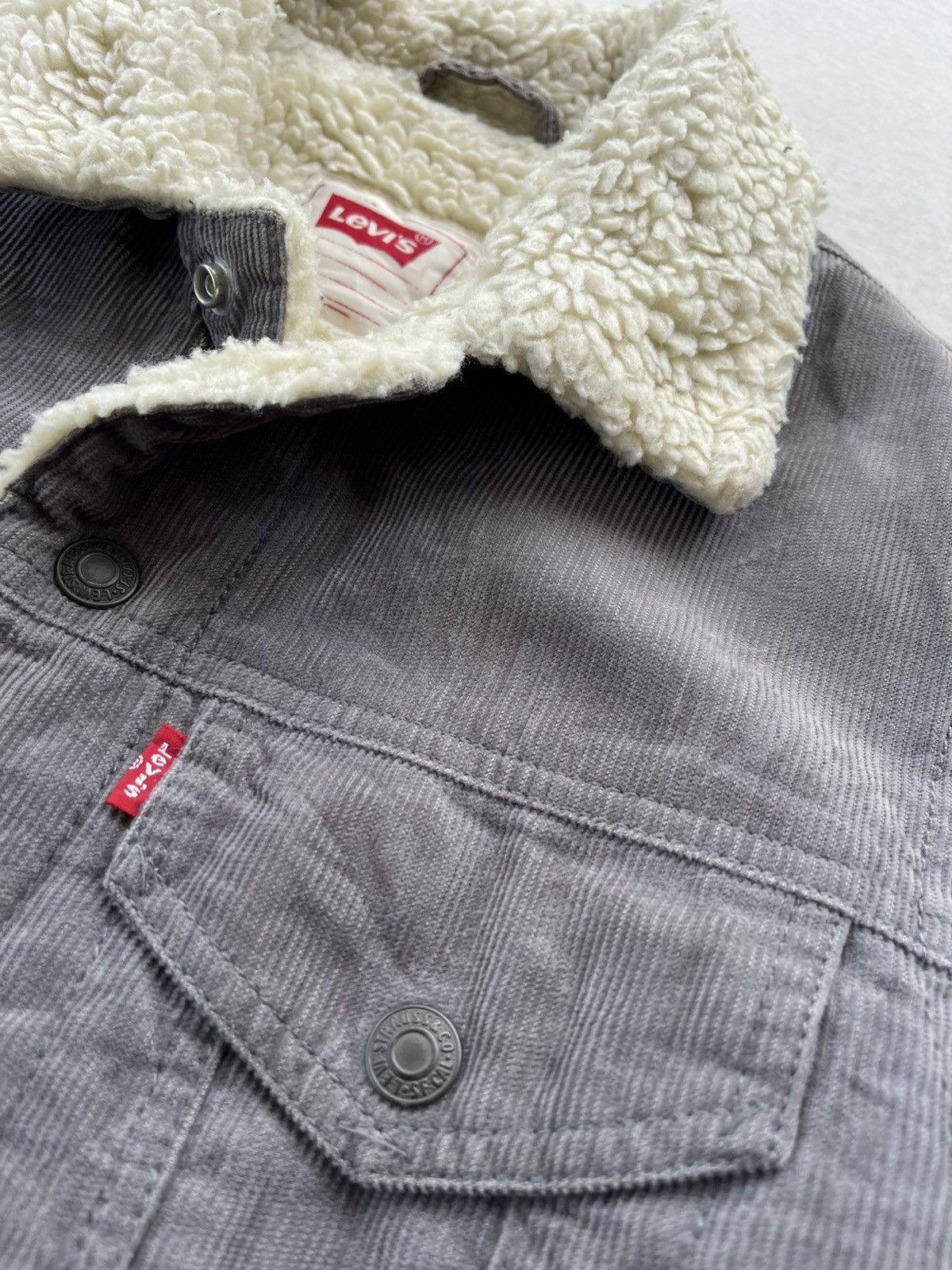 Levi's Vintage Clothing 🔥 Levis Men's Sherpa Corduroy Trucker Jacket Size US S / EU 44-46 / 1 - 10 Thumbnail