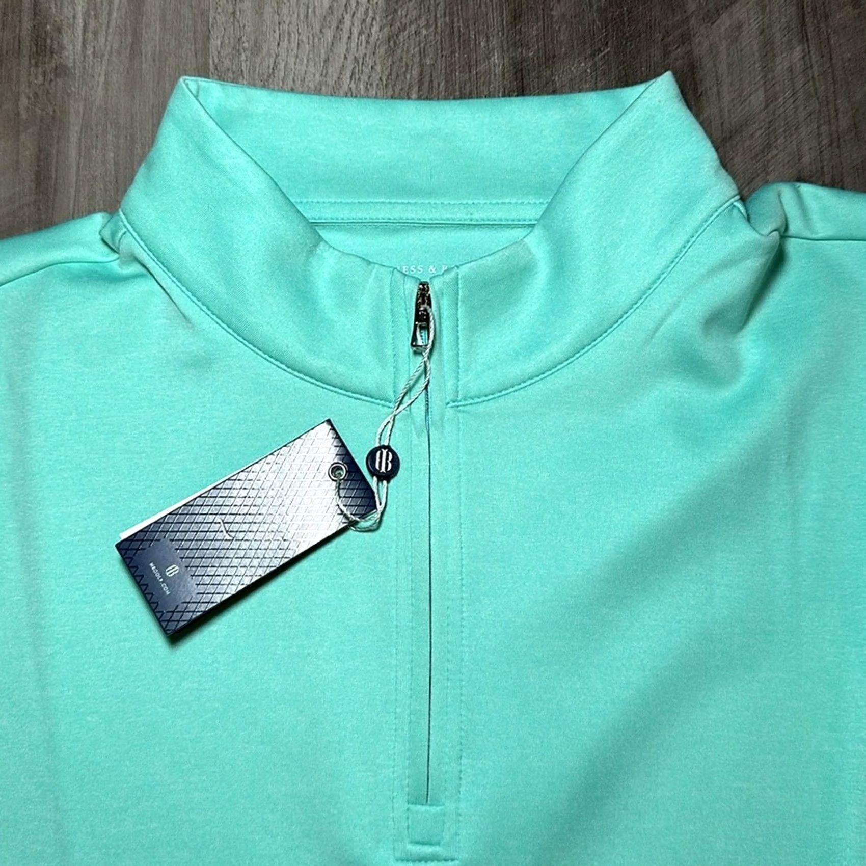 Vintage Holderness & Bourne Dry Luxe Performance Tailored Fit Quarter Zip Pullover XL Men Green Sweatshirt Size US XL / EU 56 / 4 - 6 Thumbnail