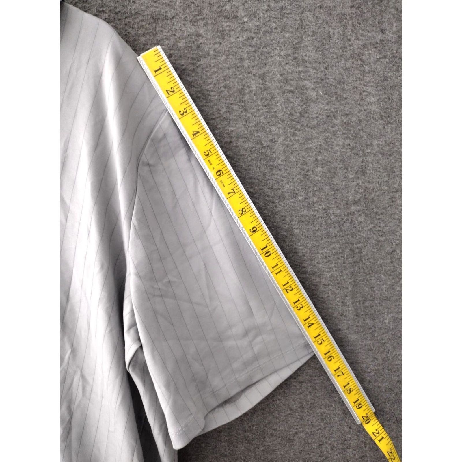 Vintage Nike Stylus Polo Shirt Mens 2XL Gray Stripe Shirt Size US XXL / EU 58 / 5 - 5 Thumbnail