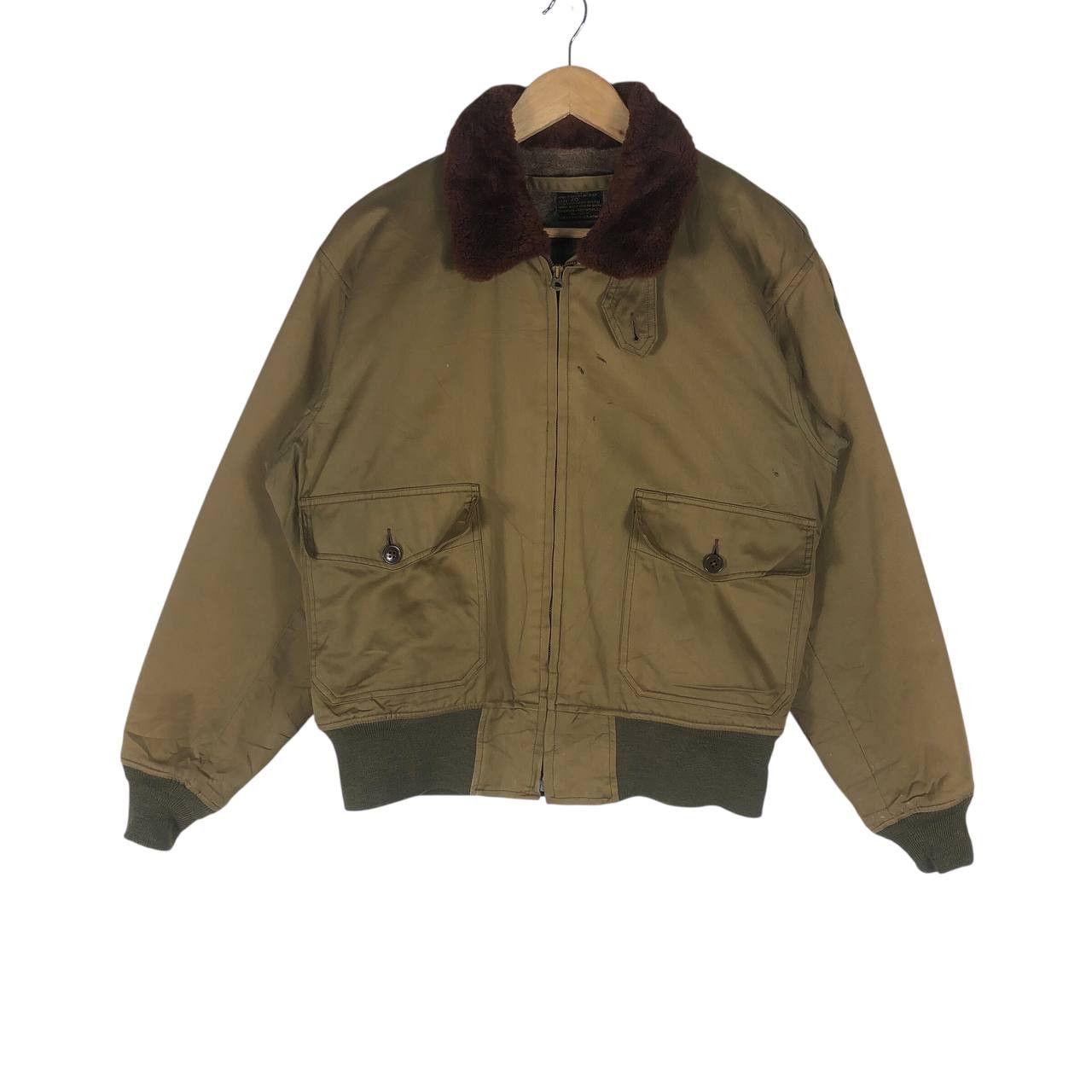 Buzz Rickson's B. Rickson Type B-10 Army Air Forces Zipper Jacket Size US M / EU 48-50 / 2 - 1 Thumbnail