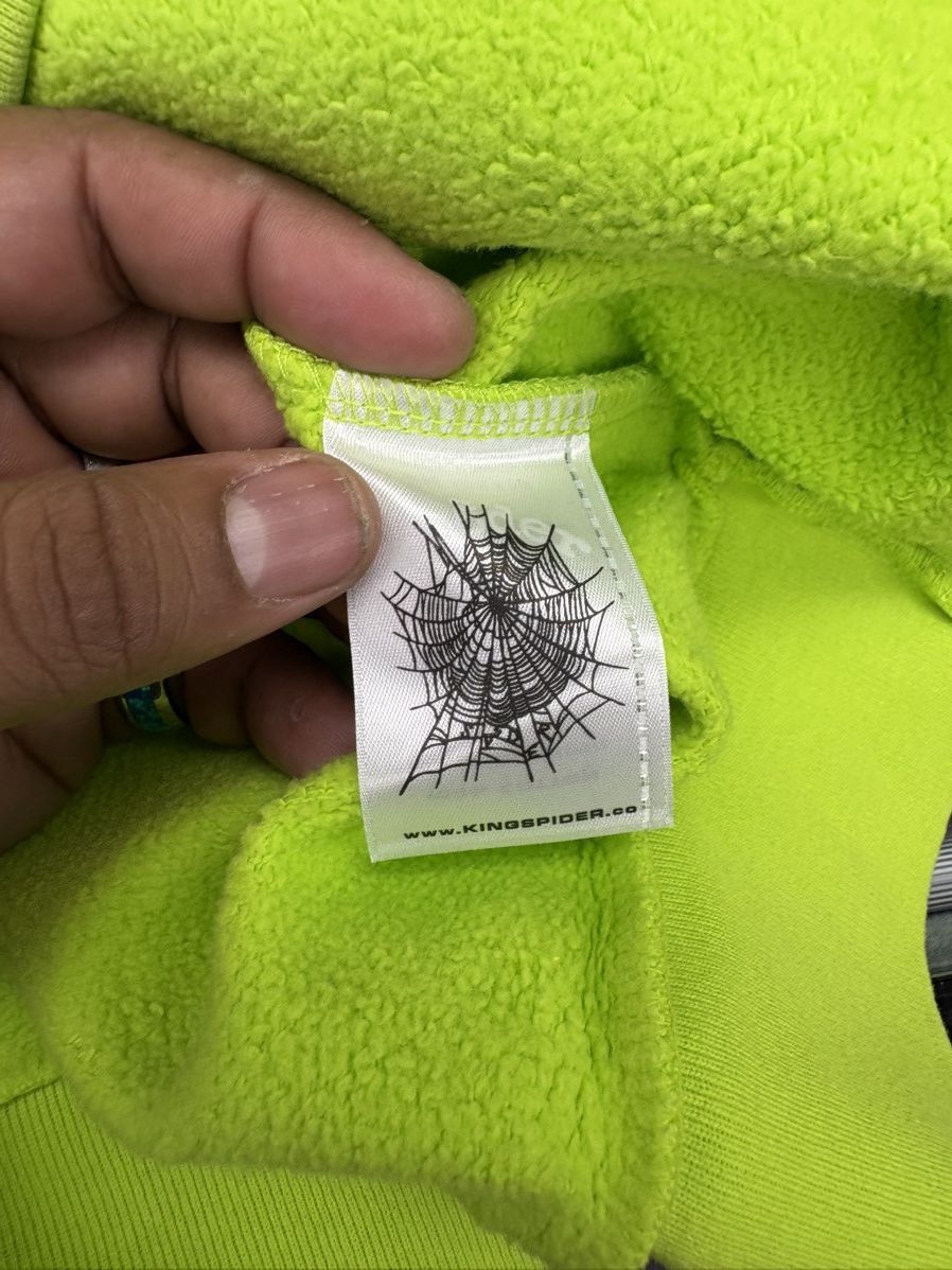 Sp5der Sp5der Og Web V2 Gradient Hoodie 'Acid Green' Size US L / EU 52-54 / 3 - 4 Thumbnail