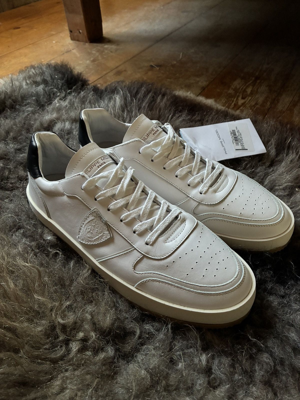 Philippe Model Philippe Model SS 24 Nice Low-Top Leather Sneakers Size US 12.5 / EU 45-46 - 1 Thumbnail