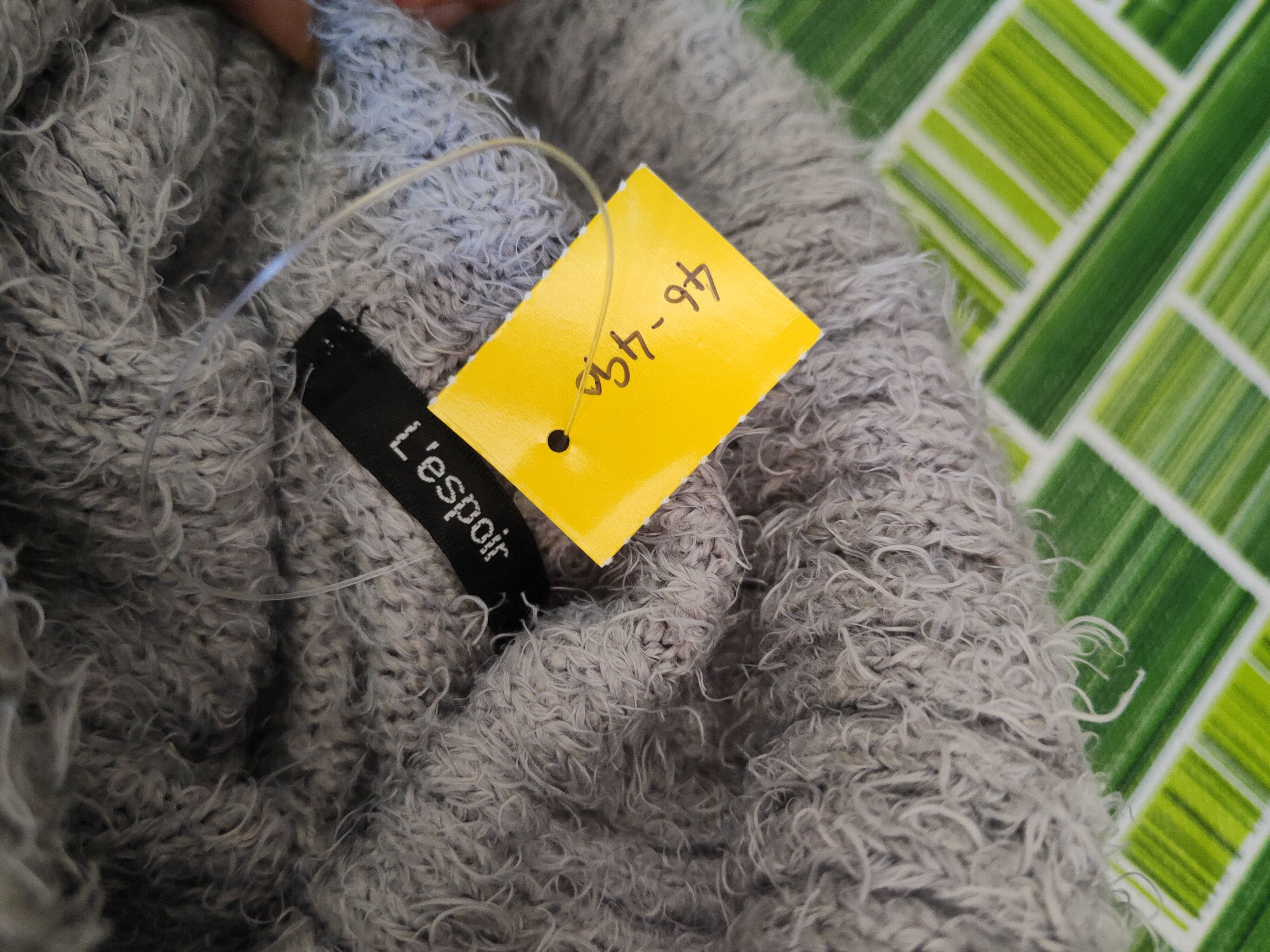 Japanese Brand DL L'espoir Dark Gray Fur Mohair Knitwear #46-490 Size M / US 6-8 / IT 42-44 - 12 Thumbnail
