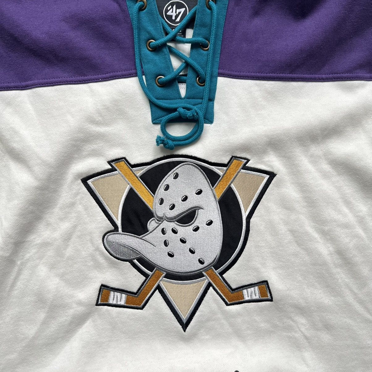 47 Brand NHL Anaheim Ducks Hockey Hoodie Size US L / EU 52-54 / 3 - 2 Thumbnail