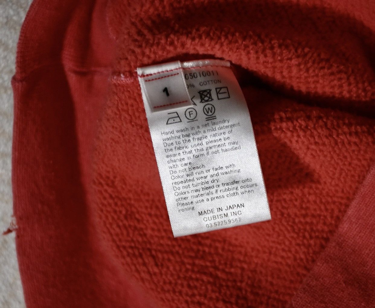 Visvim Visvim 21aw Jumbo Sweat Zip P.O.（Uneven Dye） Size US S / EU 44-46 / 1 - 9 Thumbnail