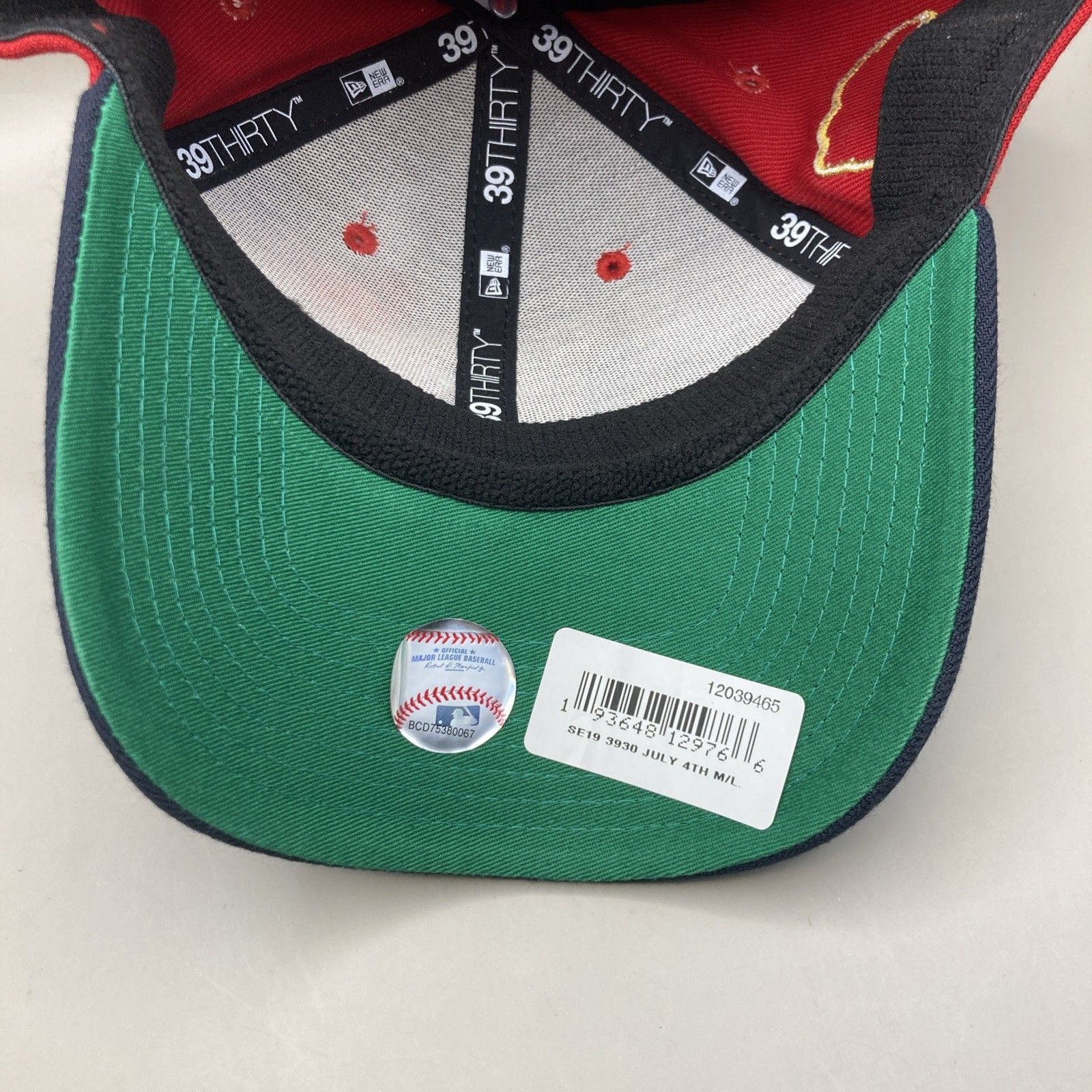 New Era MLB Detroit Tigers 2019 American July 4 Fitted 39Thirty Hat Size ONE SIZE - 11 Thumbnail